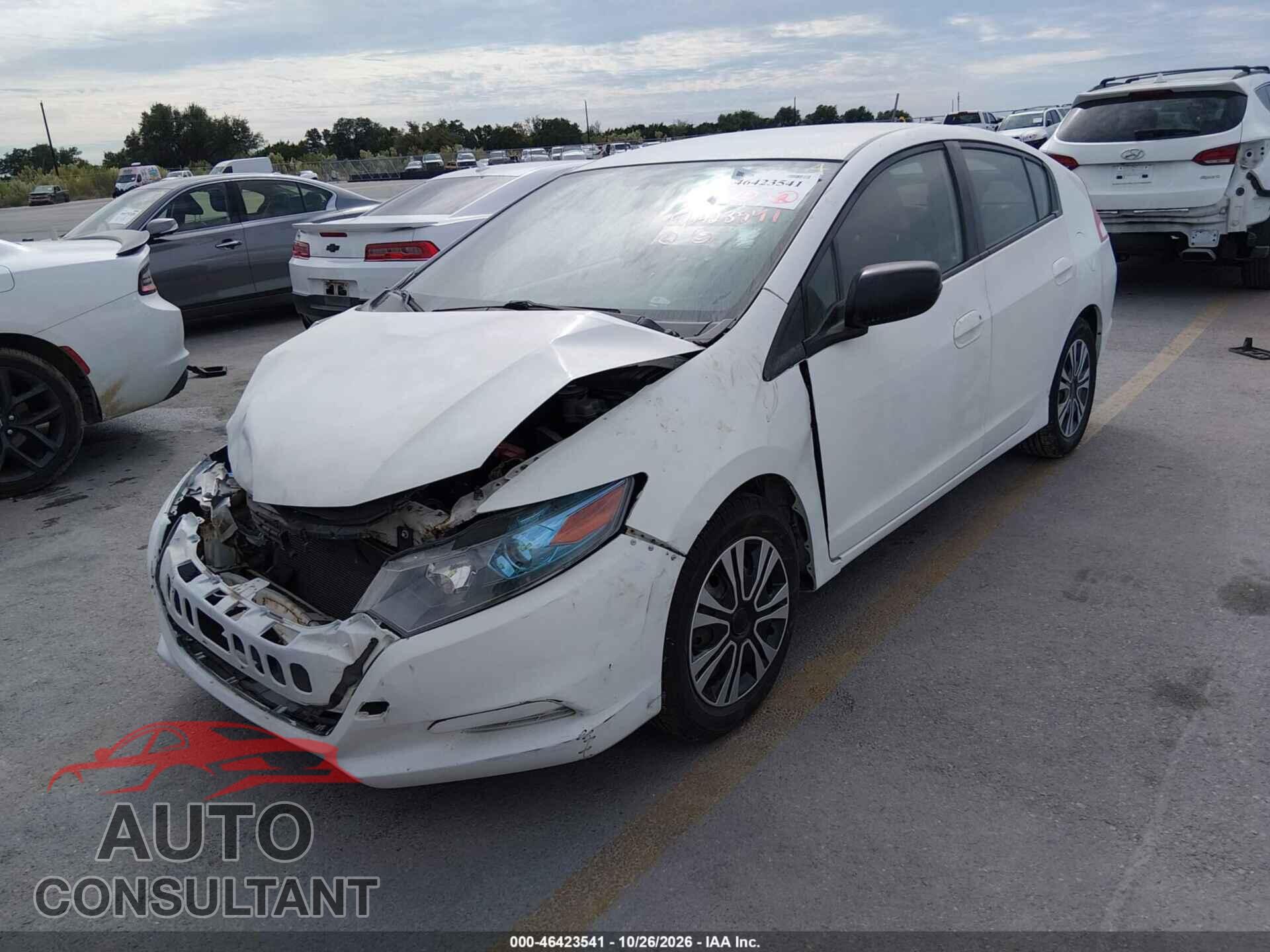 HONDA INSIGHT 2011 - JHMZE2H34BS001421