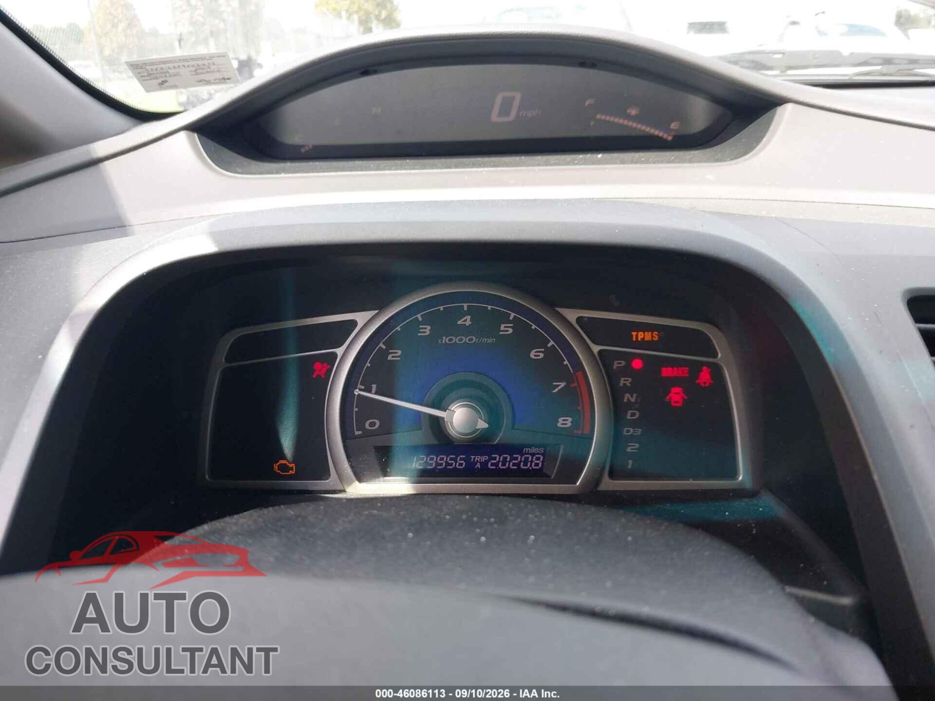 HONDA CIVIC 2009 - 19XFA16539E021672