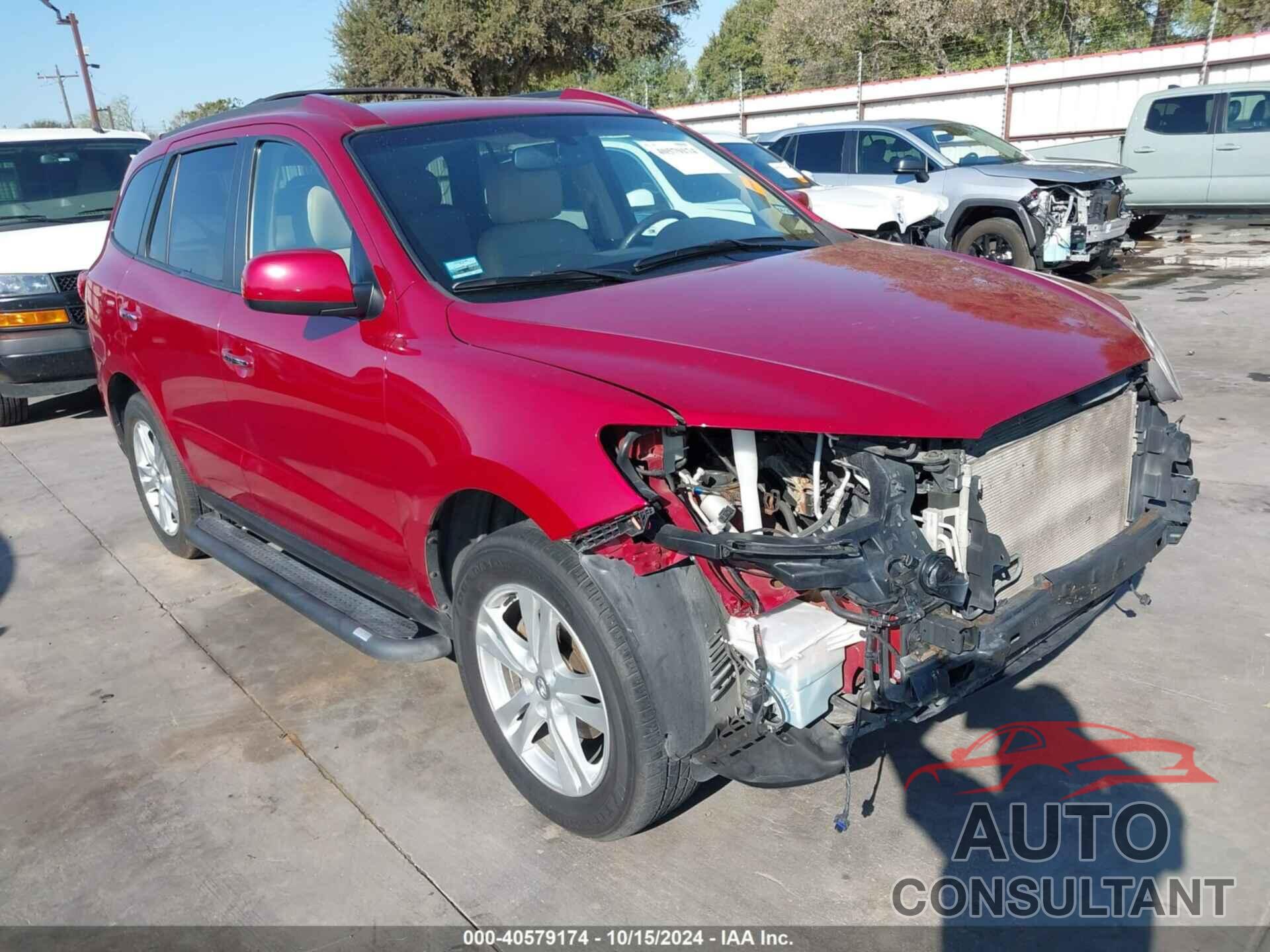 HYUNDAI SANTA FE 2012 - 5XYZKDAG7CG117660