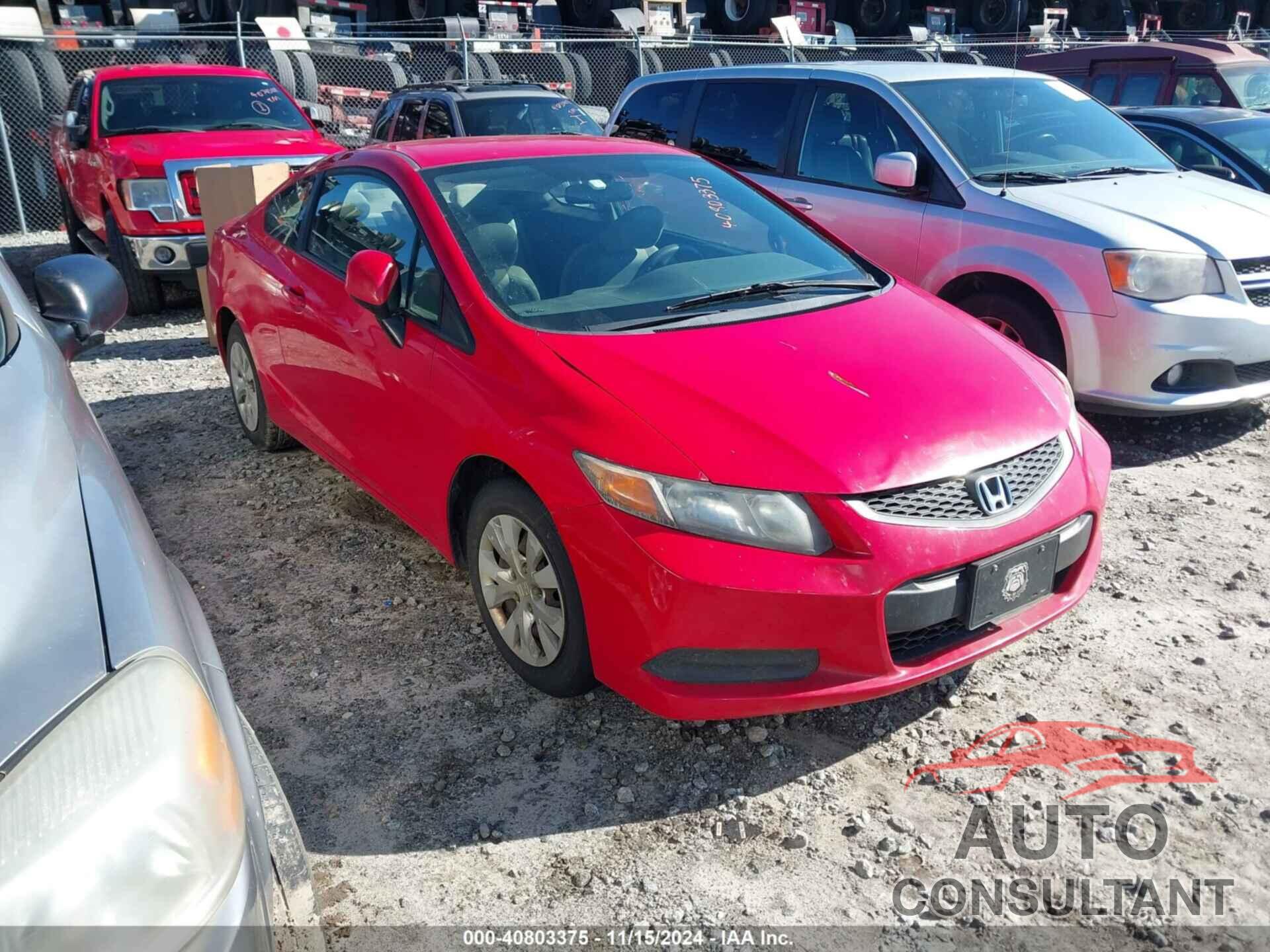 HONDA CIVIC 2012 - 2HGFG3B5XCH561923