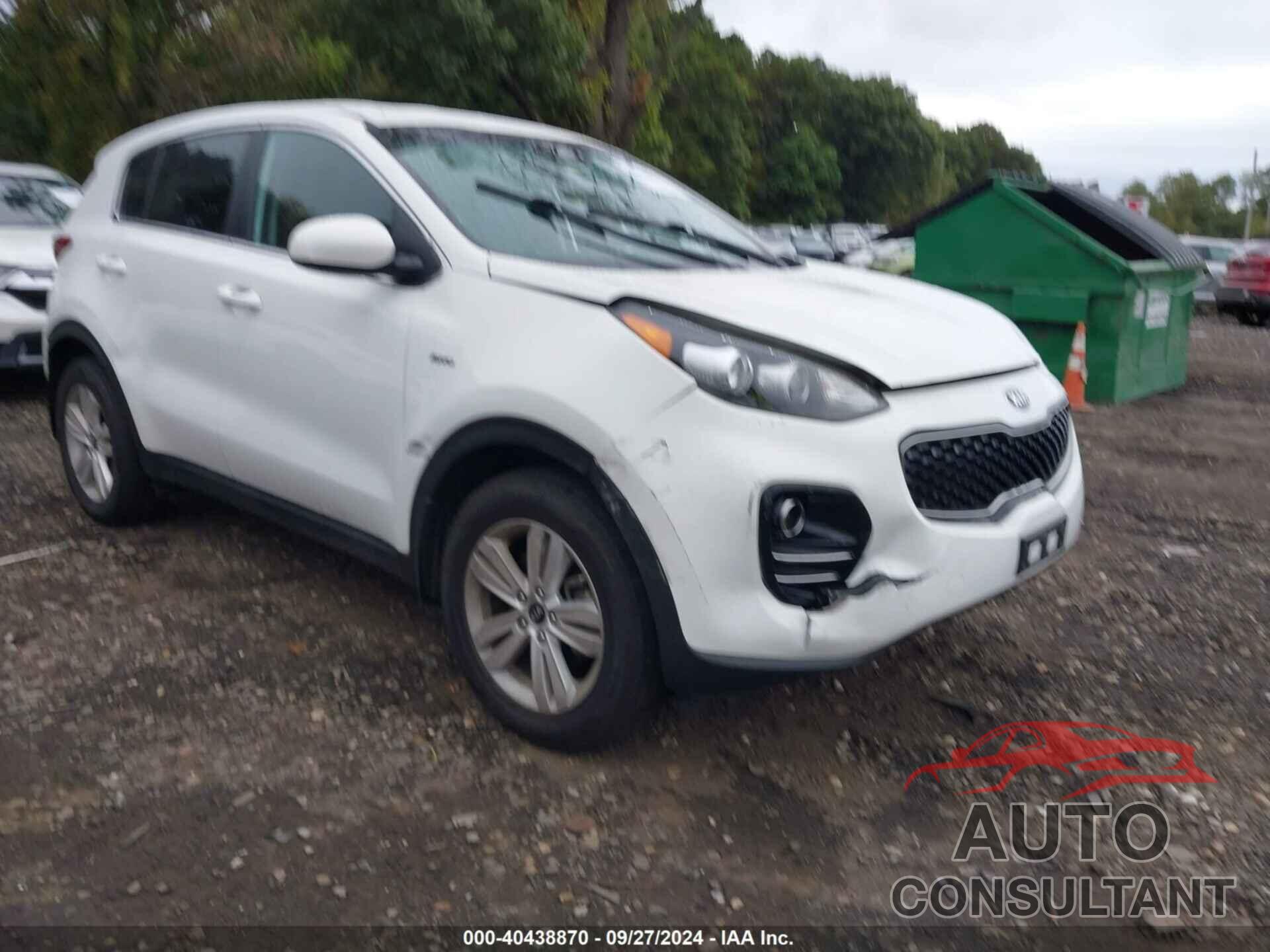 KIA SPORTAGE 2018 - KNDPMCAC6J7397669