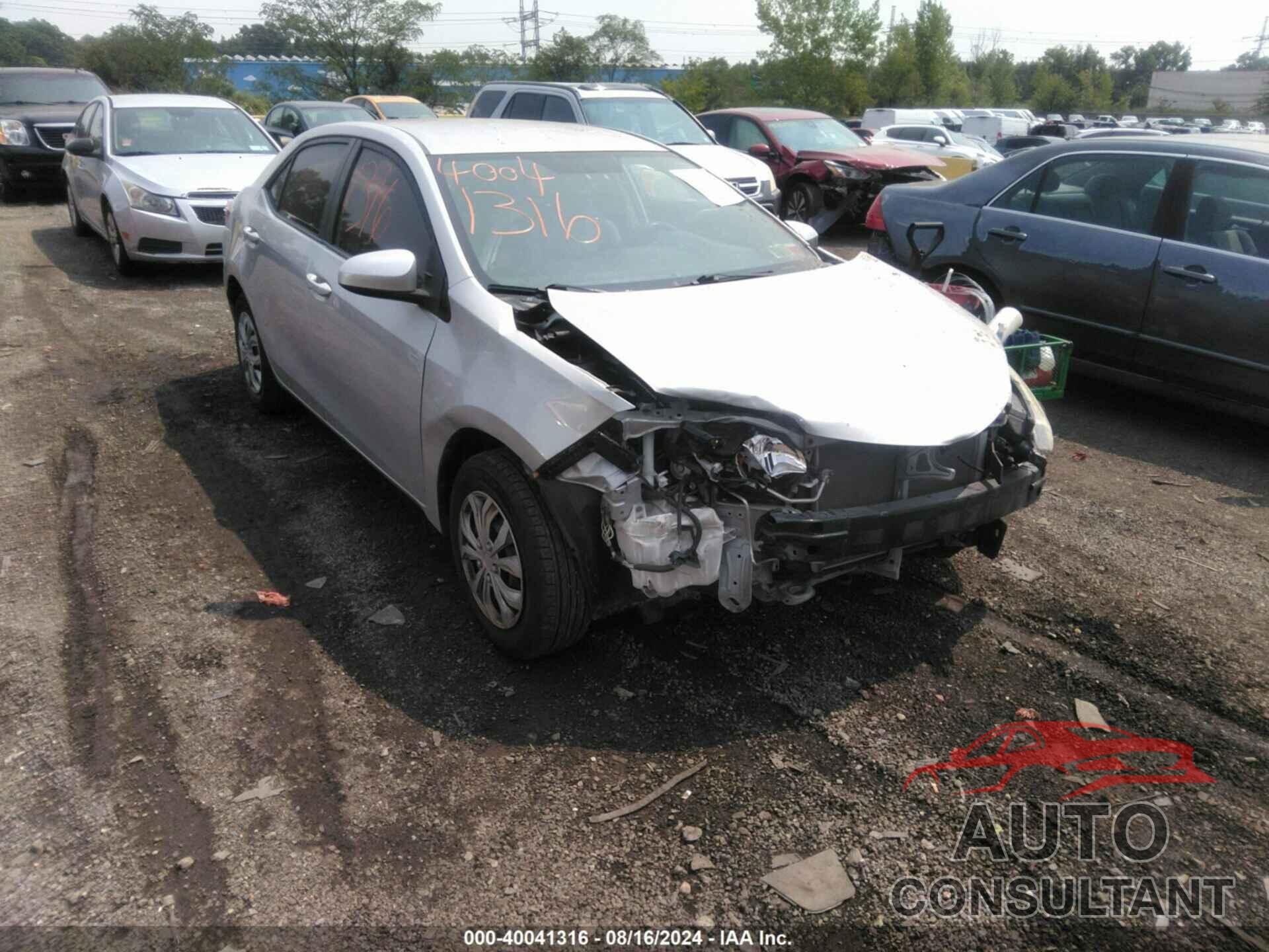 TOYOTA COROLLA 2016 - 2T1BURHE2GC631432