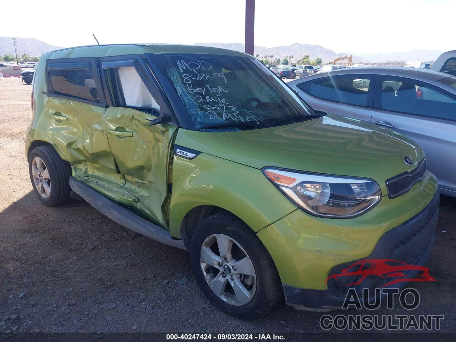 KIA SOUL 2019 - KNDJN2A2XK7920293