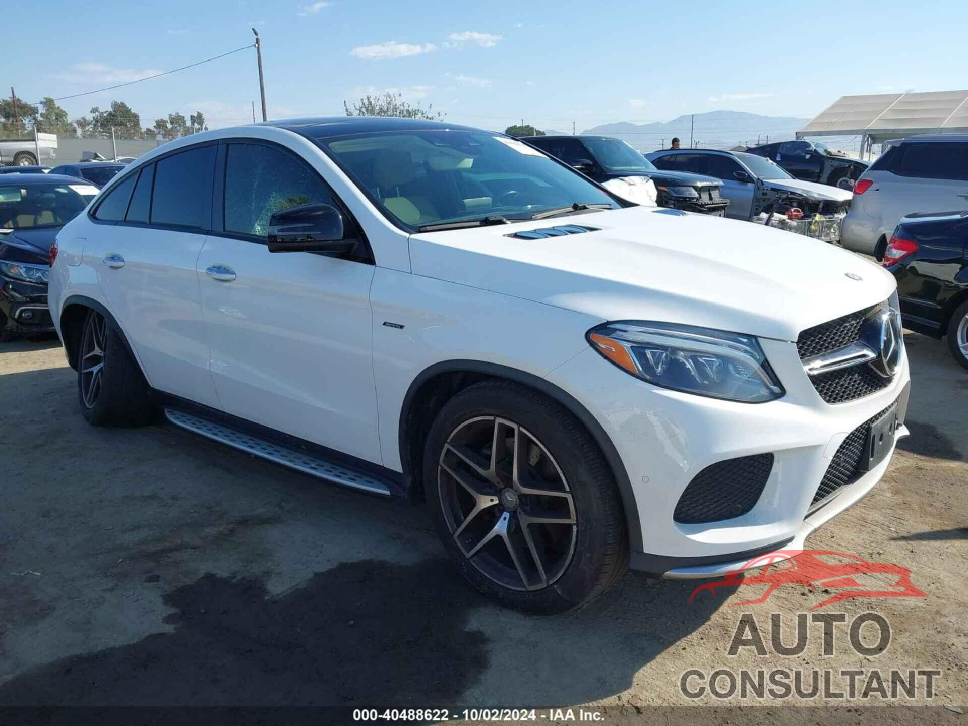 MERCEDES-BENZ GLE 450 AMG COUPE 2016 - 4JGED6EB6GA023502