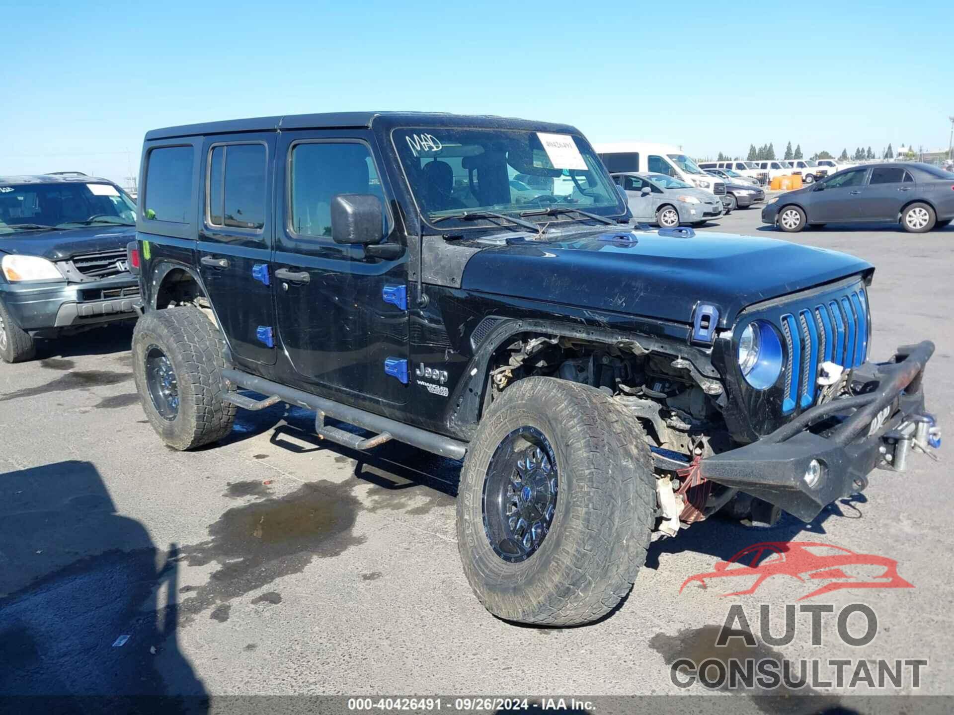 JEEP WRANGLER UNLIMITED 2018 - 1C4HJXDG4JW241428