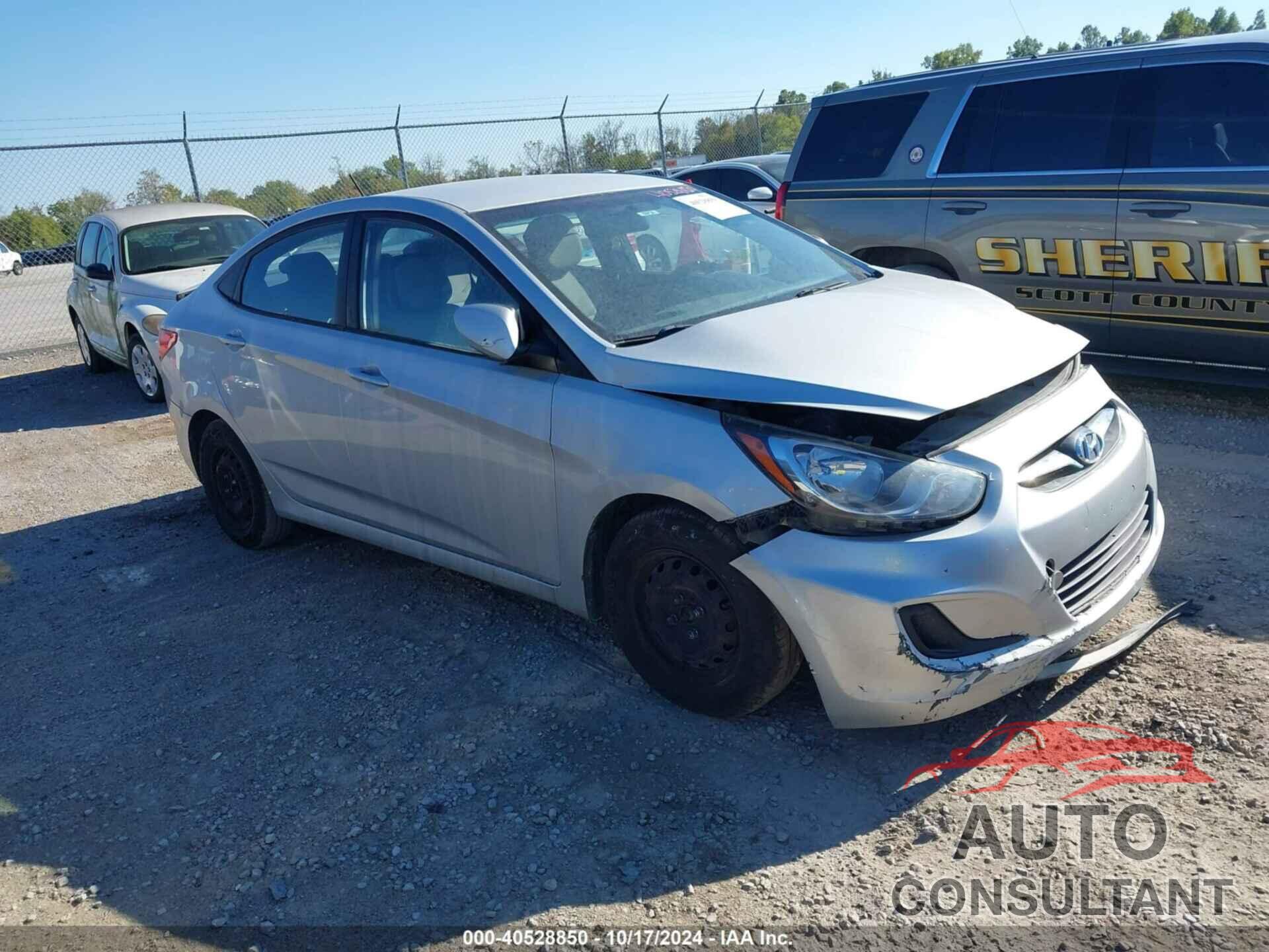 HYUNDAI ACCENT 2012 - KMHCT4AE4CU215833