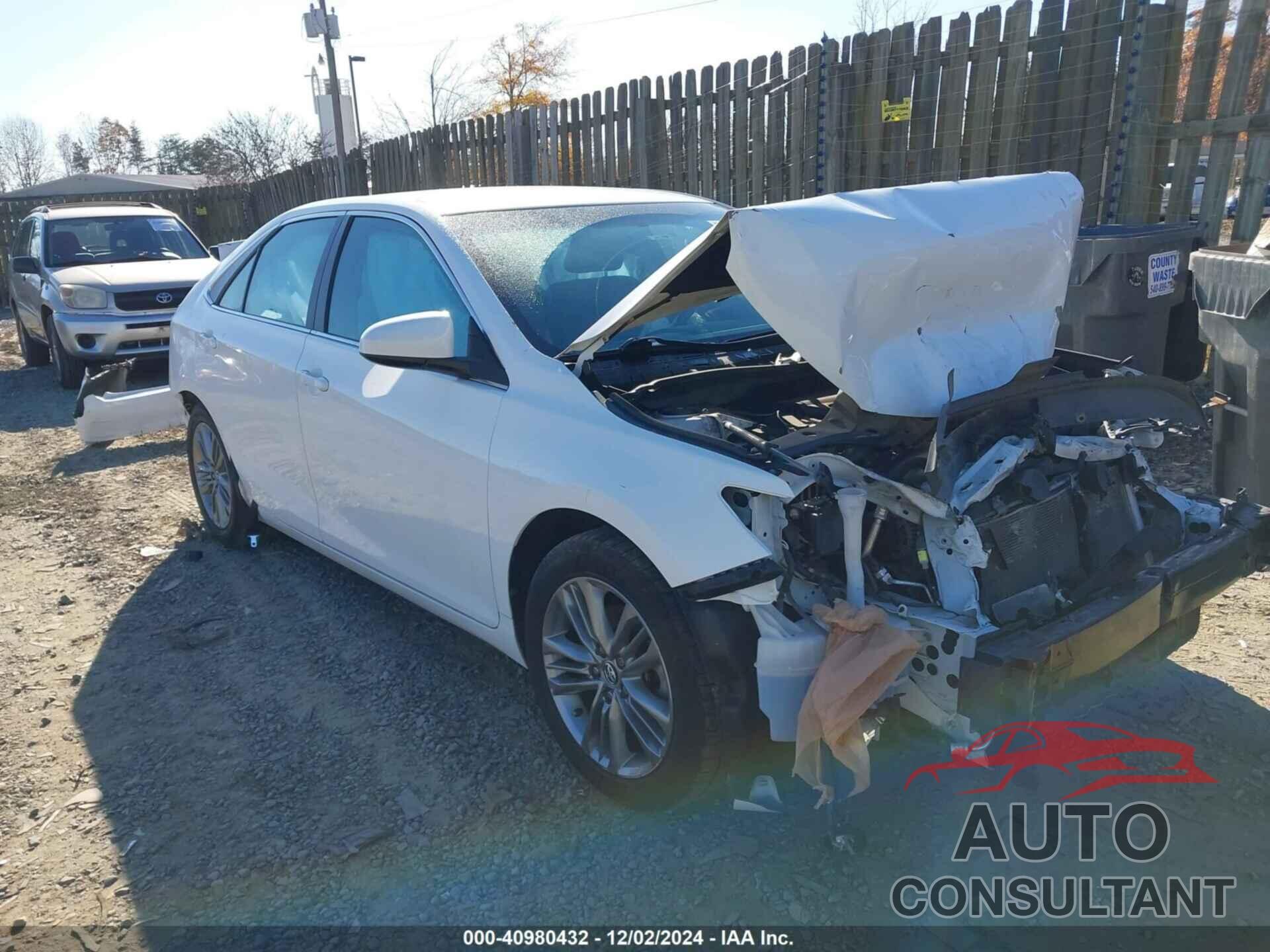 TOYOTA CAMRY 2016 - 4T1BF1FK9GU554495
