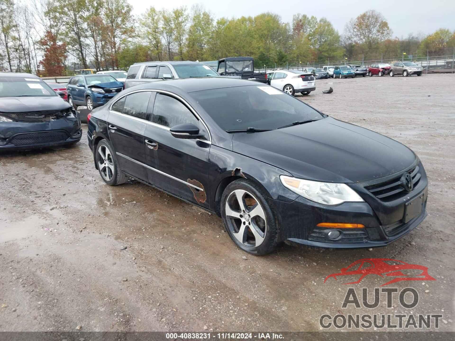 VOLKSWAGEN CC 2012 - WVWNP7AN3CE529051