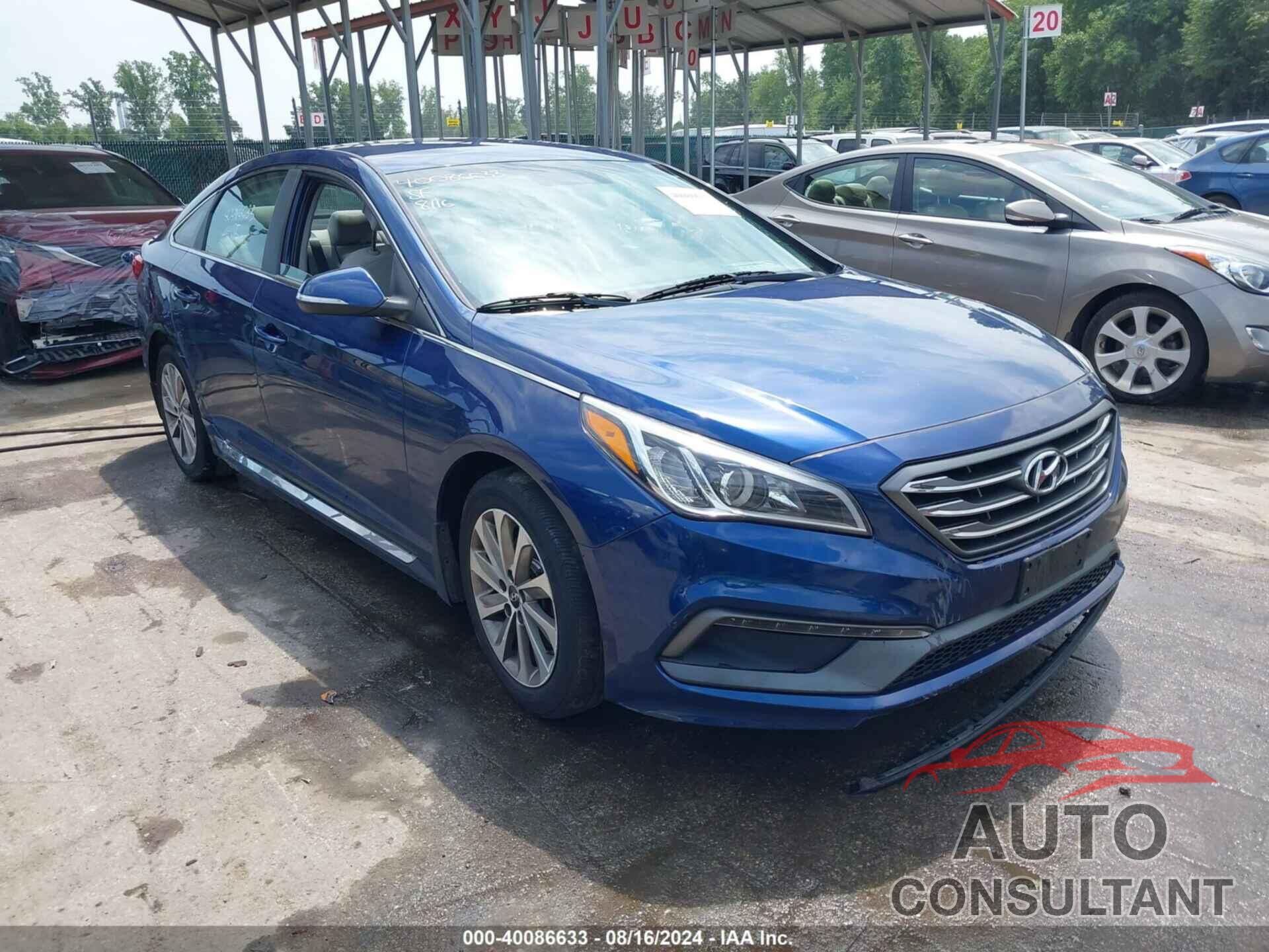 HYUNDAI SONATA 2017 - 5NPE34AF9HH556040