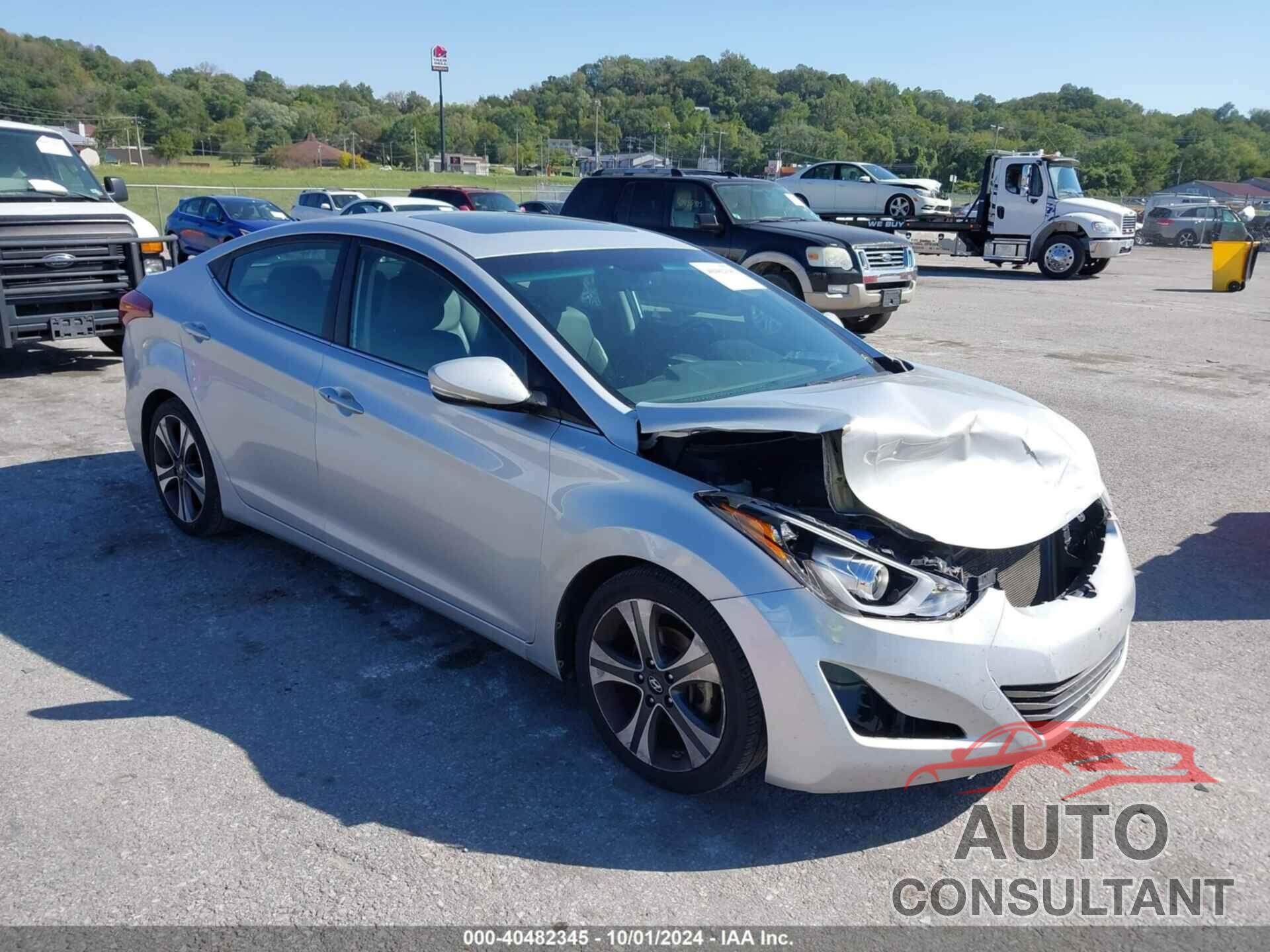 HYUNDAI ELANTRA 2015 - KMHDH4AH0FU358167