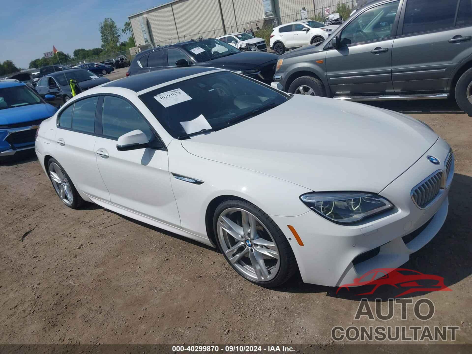 BMW 650I GRAN COUPE 2017 - WBA6D6C51HG388476