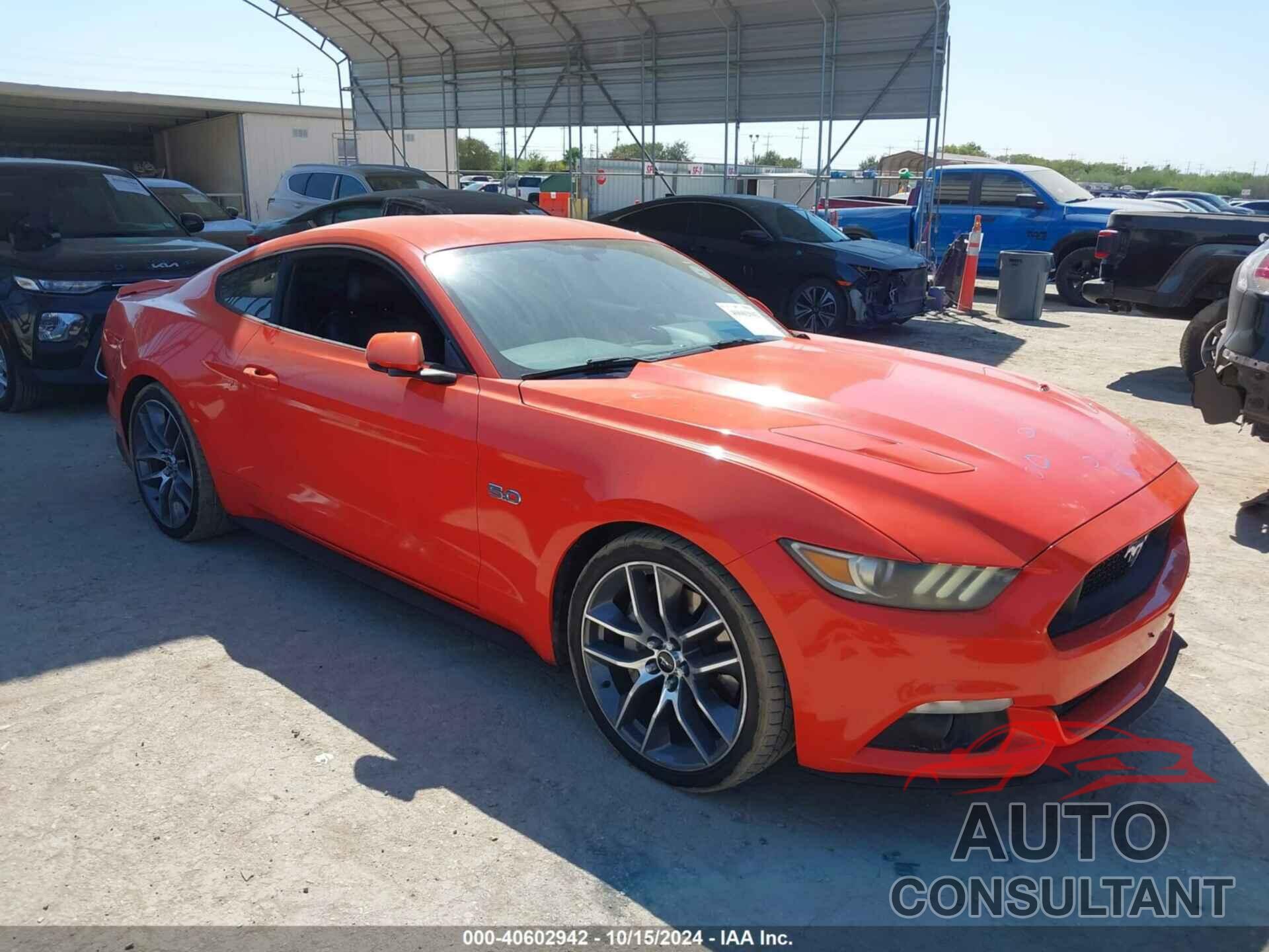 FORD MUSTANG 2015 - 1FA6P8CF4F5310013