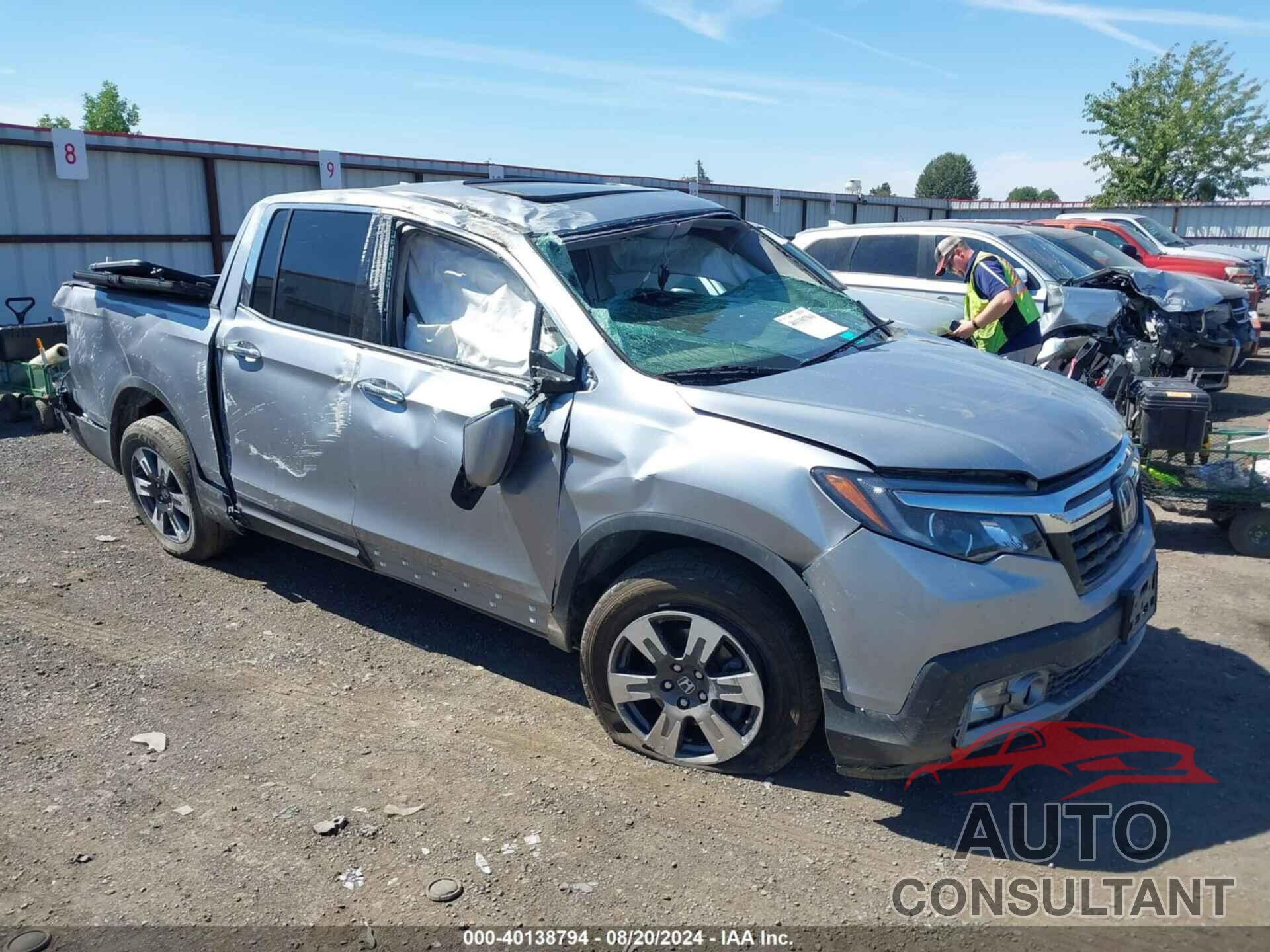 HONDA RIDGELINE 2019 - 5FPYK3F72KB004565