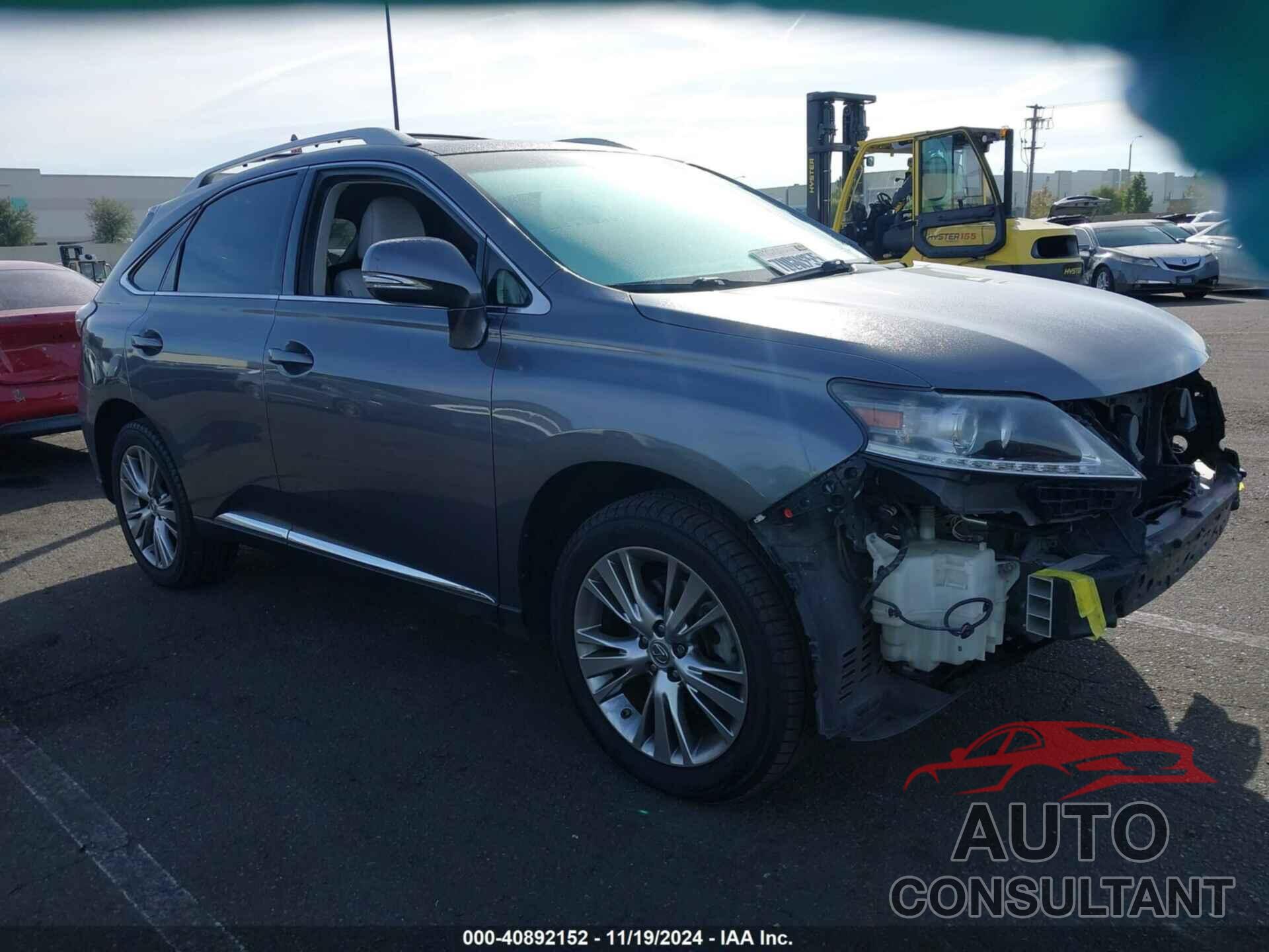 LEXUS RX 350 2013 - 2T2ZK1BA9DC131335