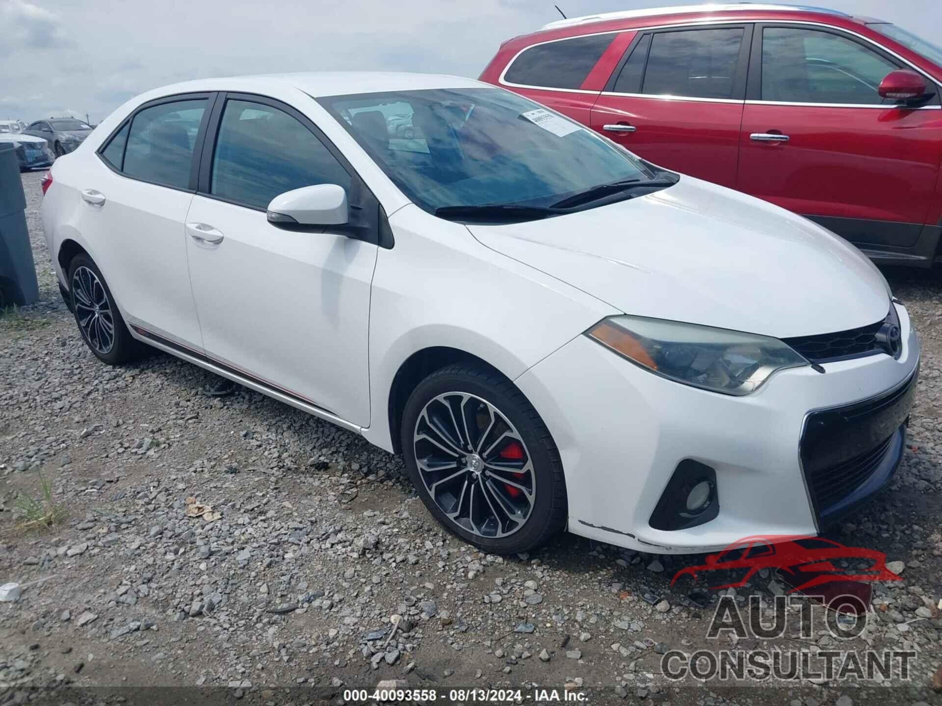 TOYOTA COROLLA 2016 - 2T1BURHE0GC542989