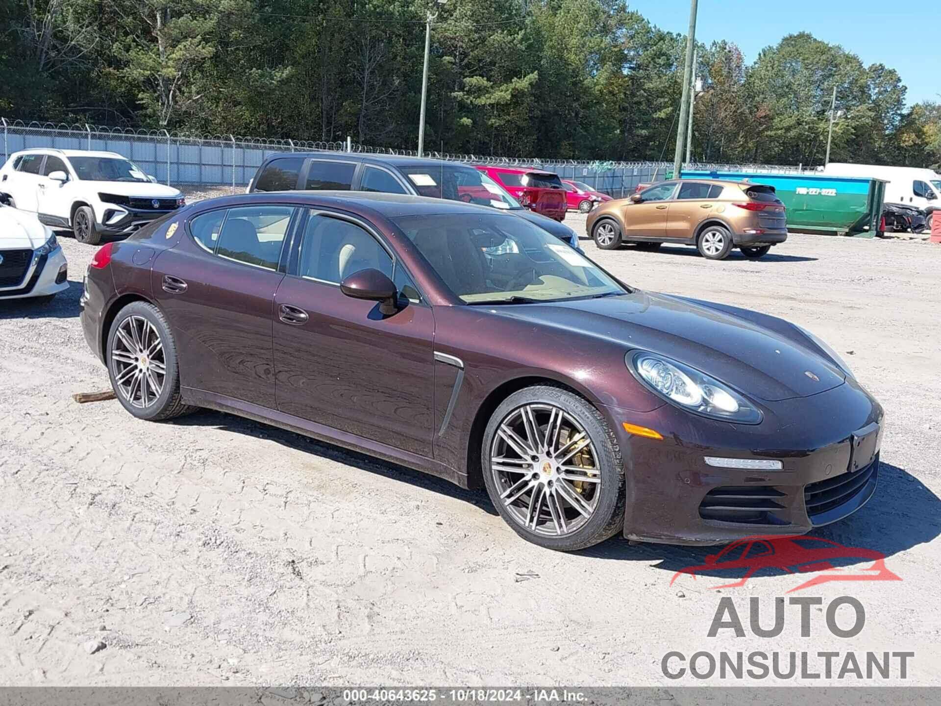 PORSCHE PANAMERA 2016 - WP0AA2A76GL002515