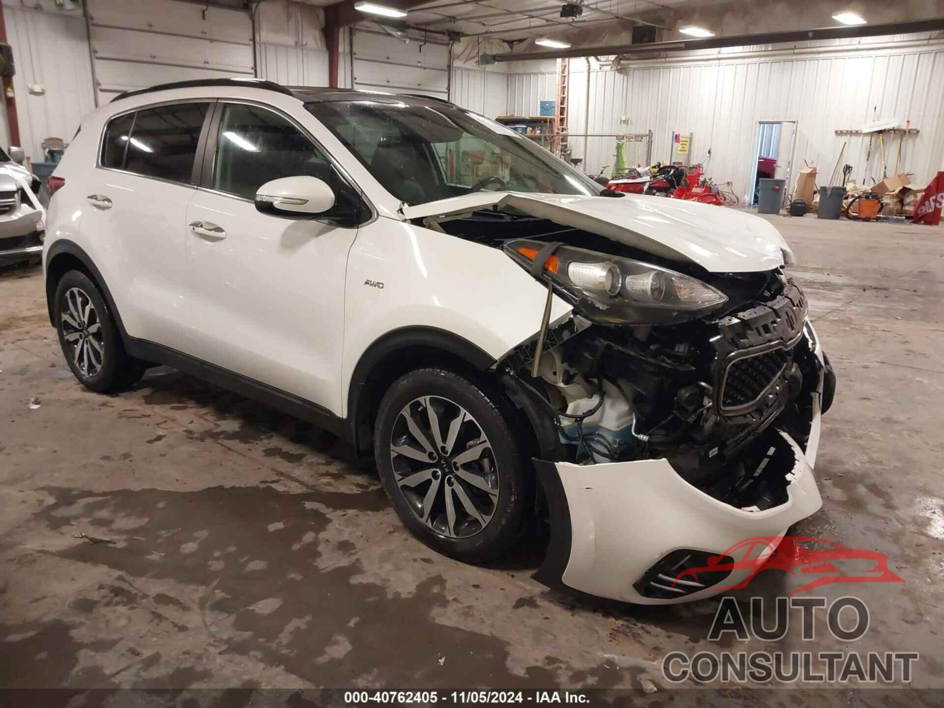 KIA SPORTAGE 2018 - KNDPNCAC1J7406257