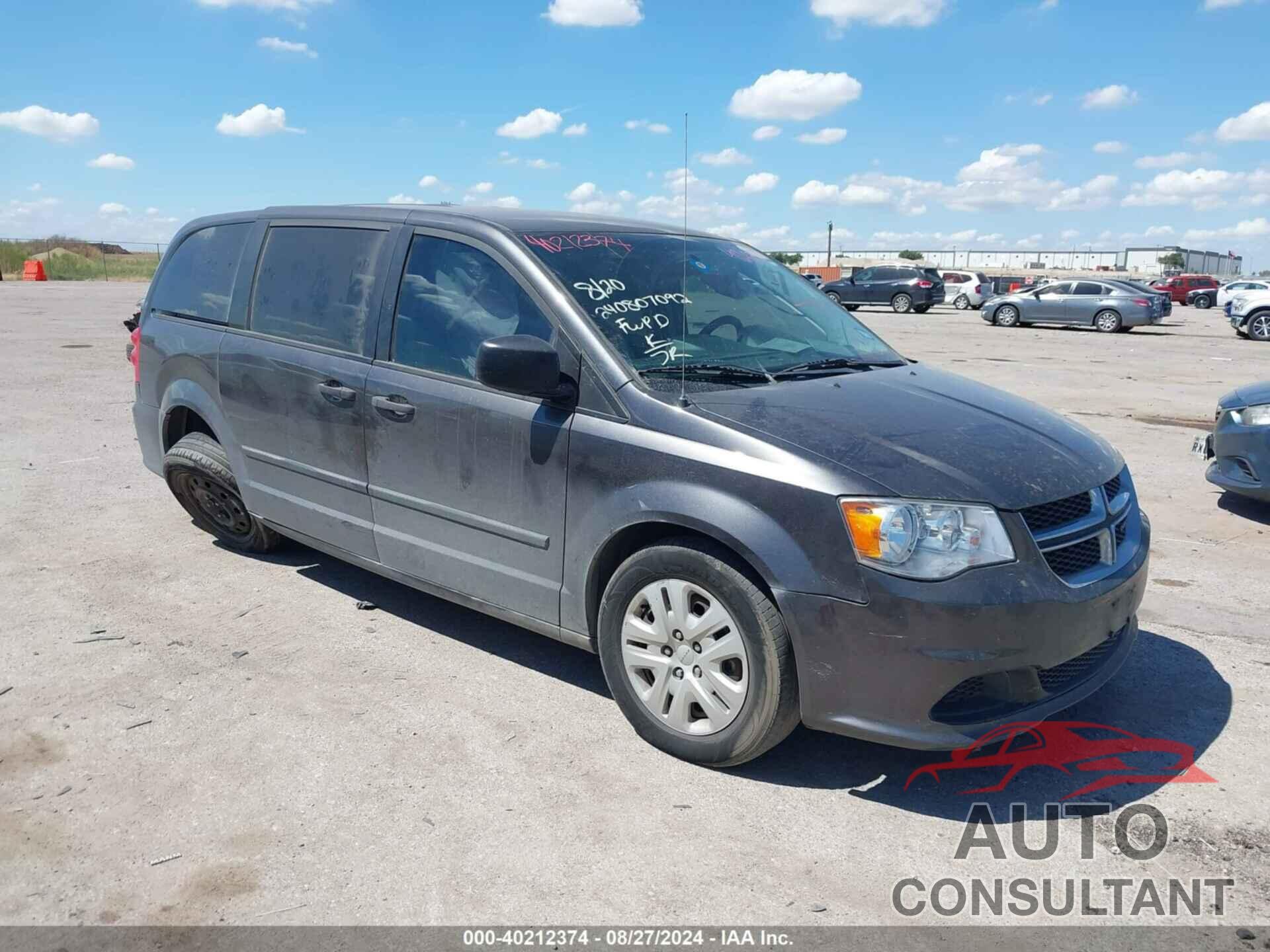 DODGE GRAND CARAVAN 2016 - 2C4RDGBG5GR336404