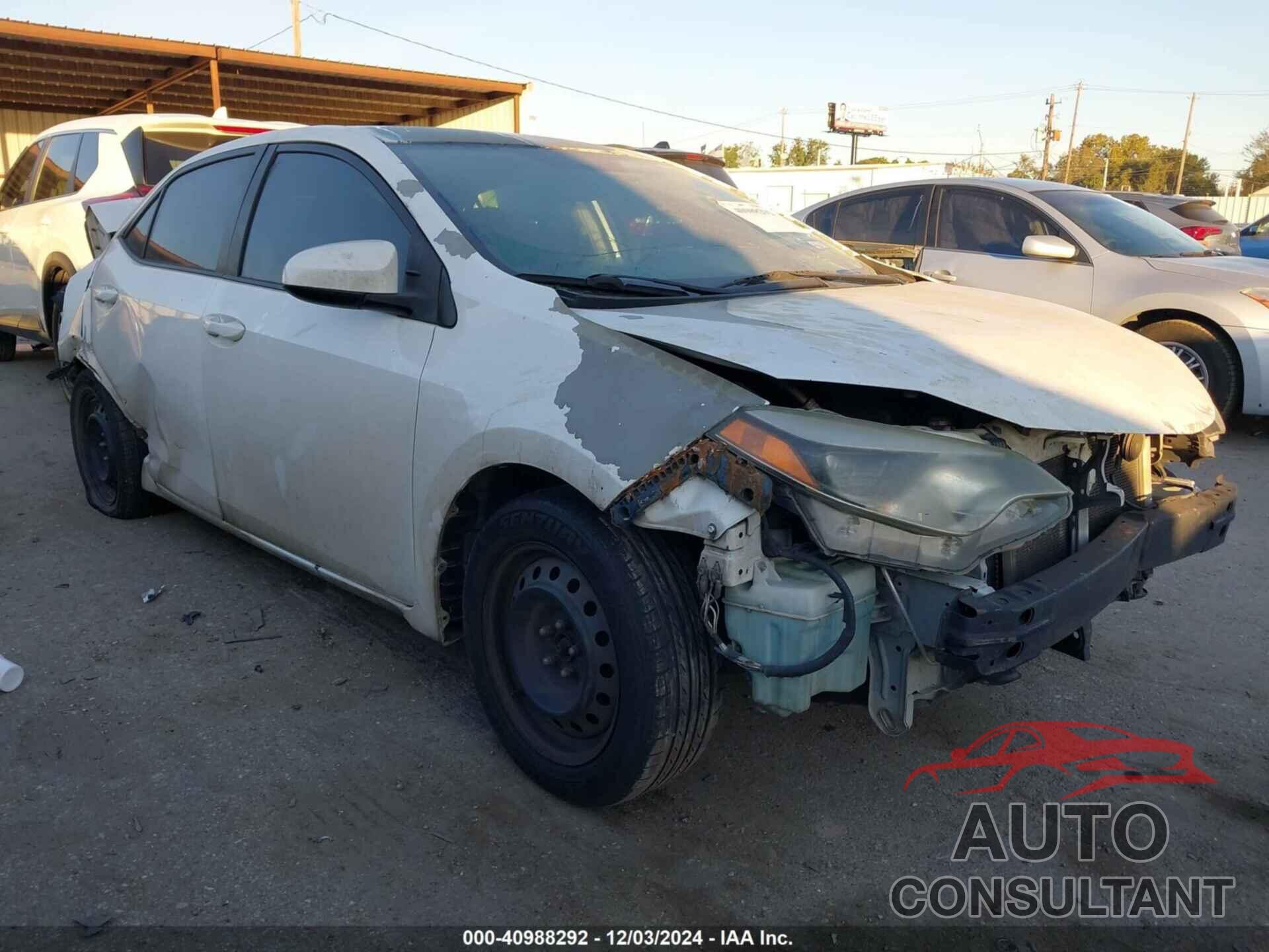 TOYOTA COROLLA 2014 - 5YFBURHE2EP146723