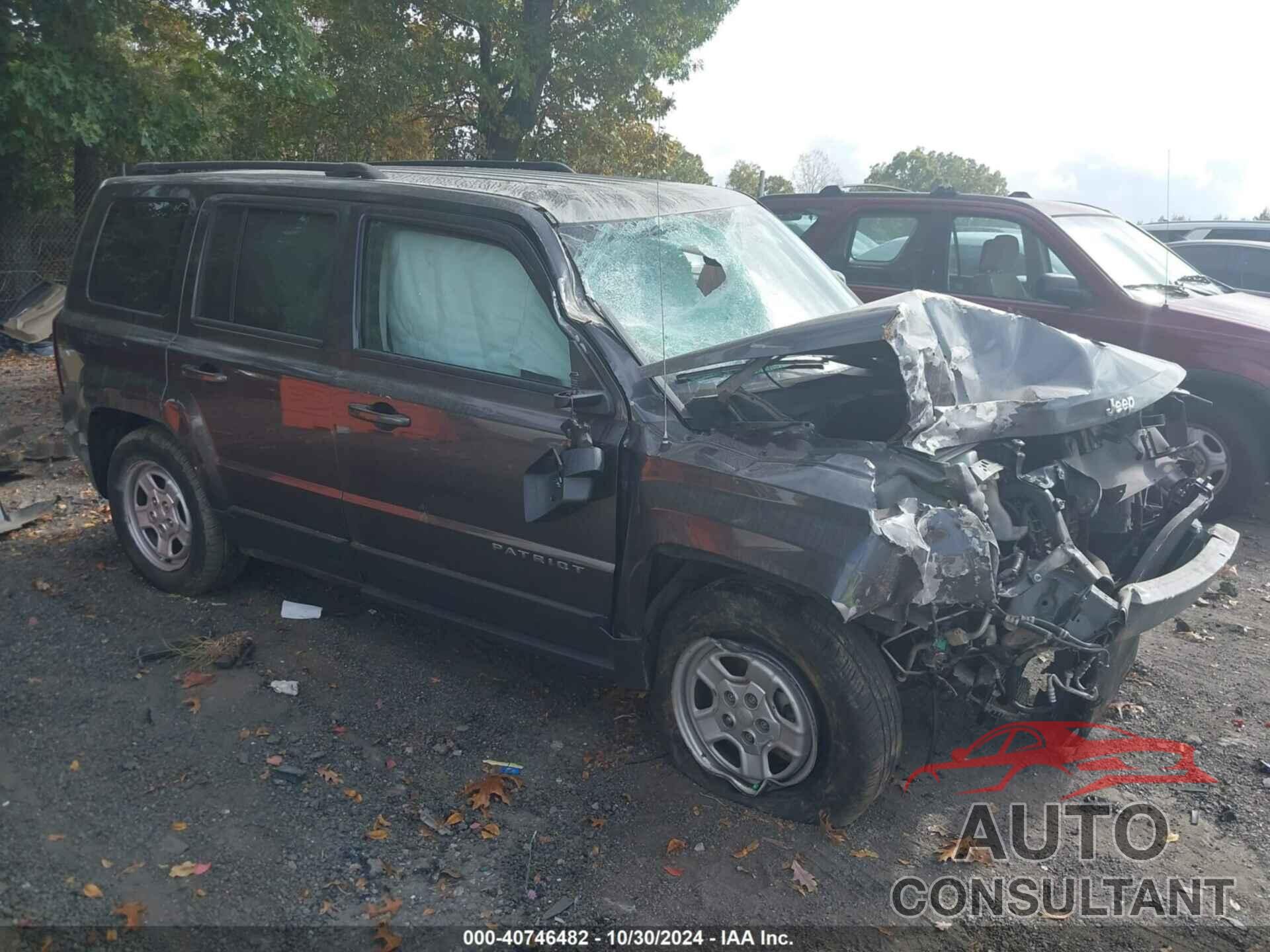 JEEP PATRIOT 2017 - 1C4NJPBA4HD132717