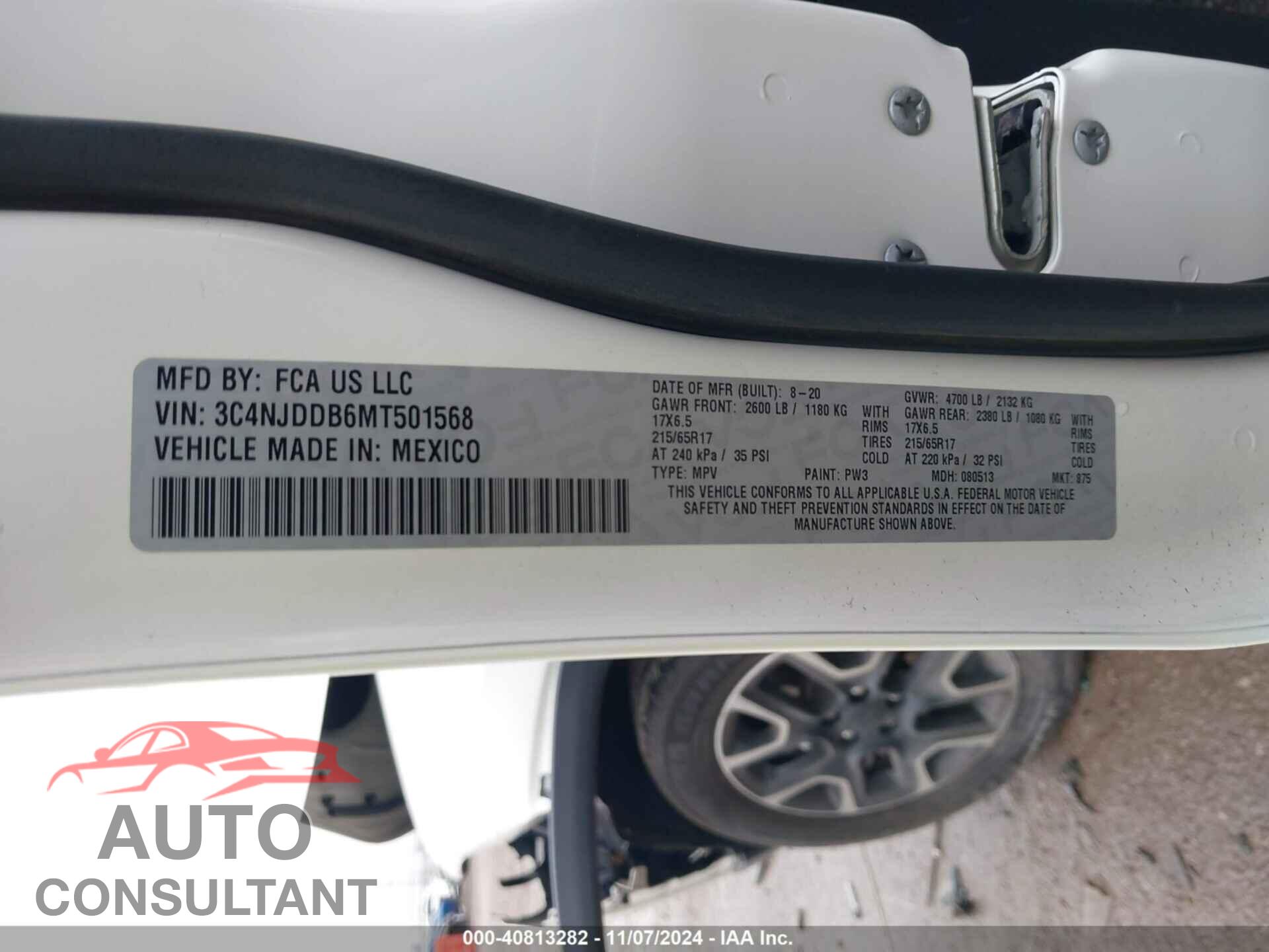 JEEP COMPASS 2021 - 3C4NJDDB6MT501568