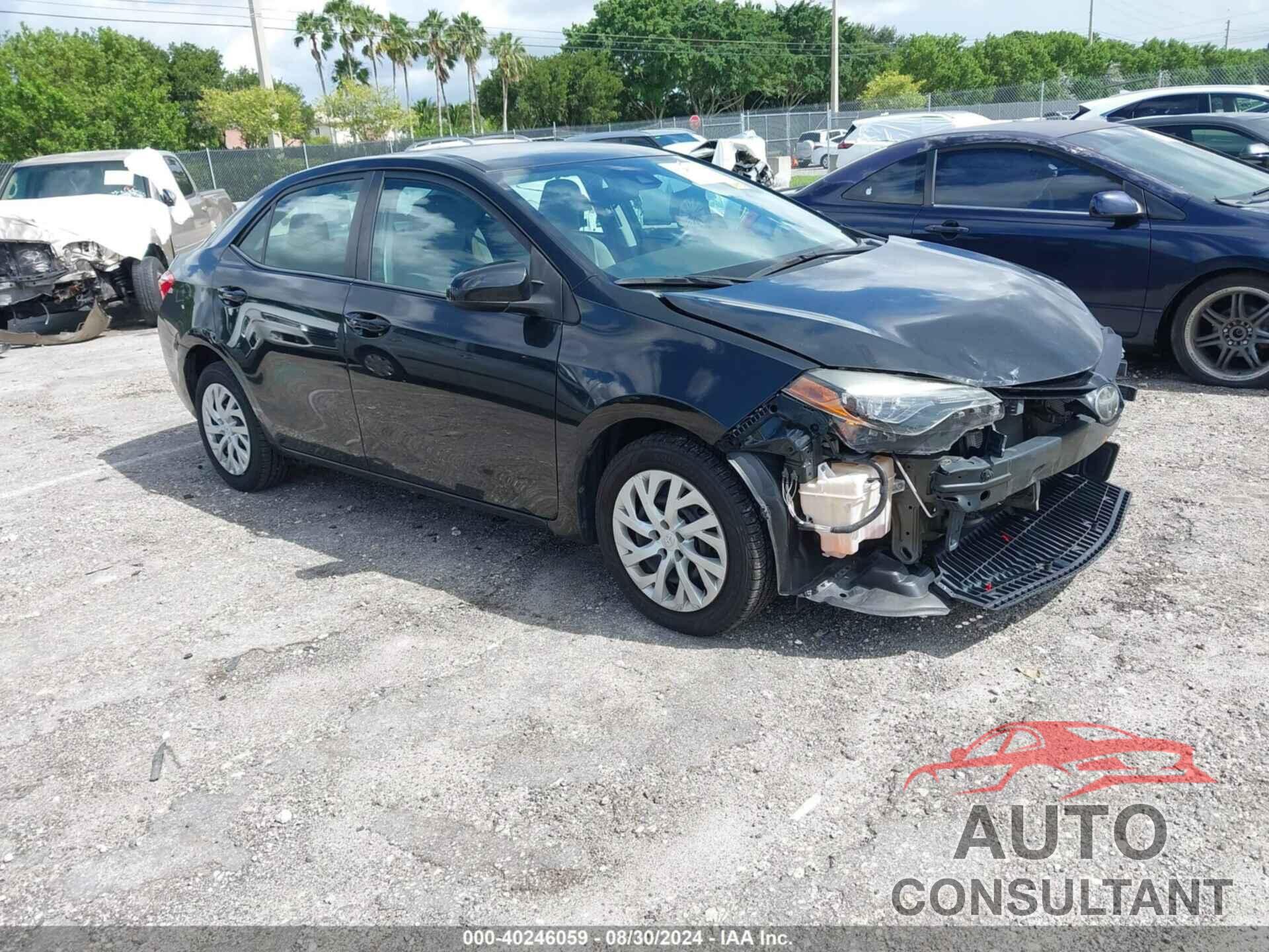 TOYOTA COROLLA 2018 - 5YFBURHE9JP758590
