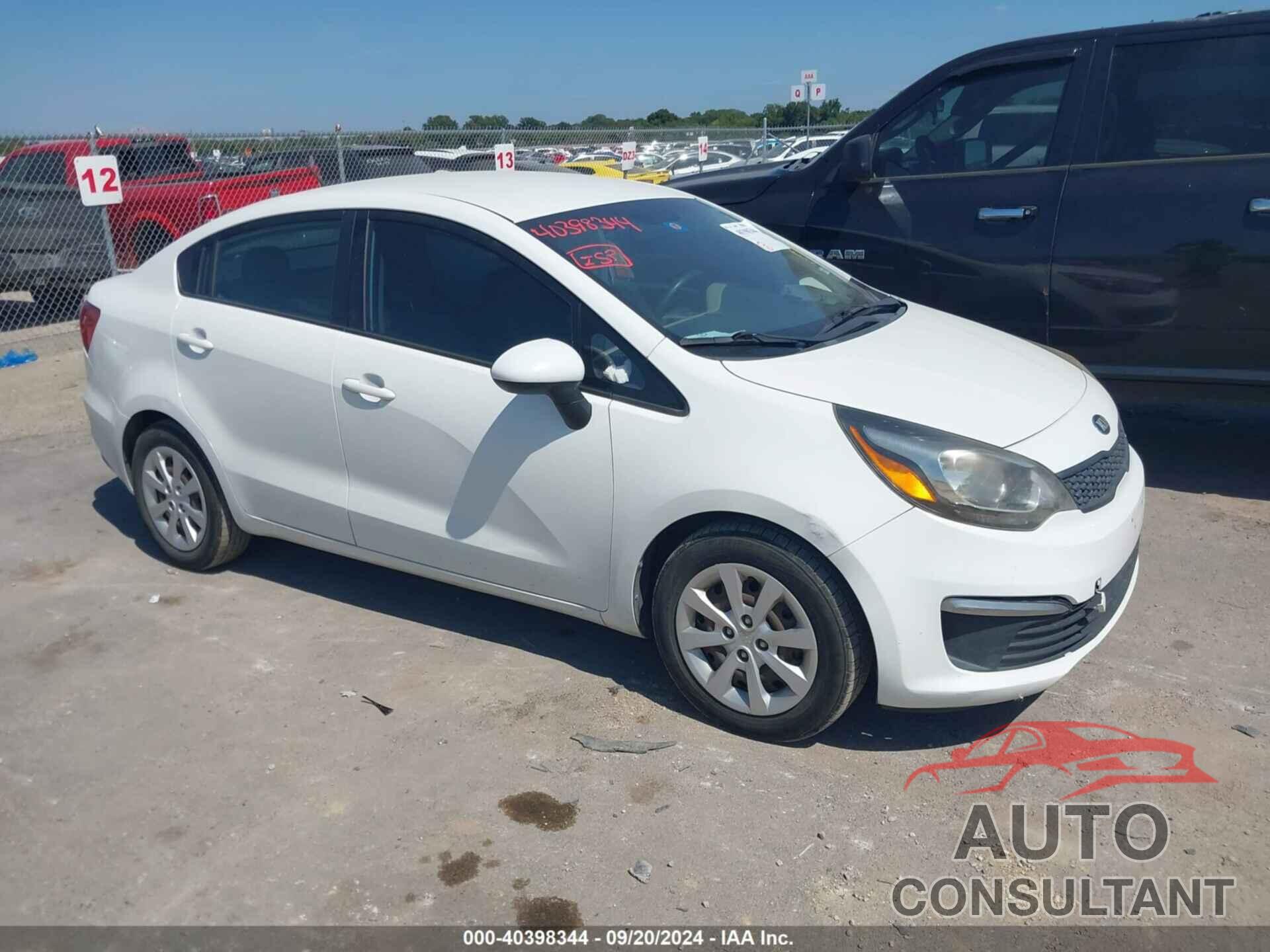 KIA RIO 2016 - KNADM4A35G6560476