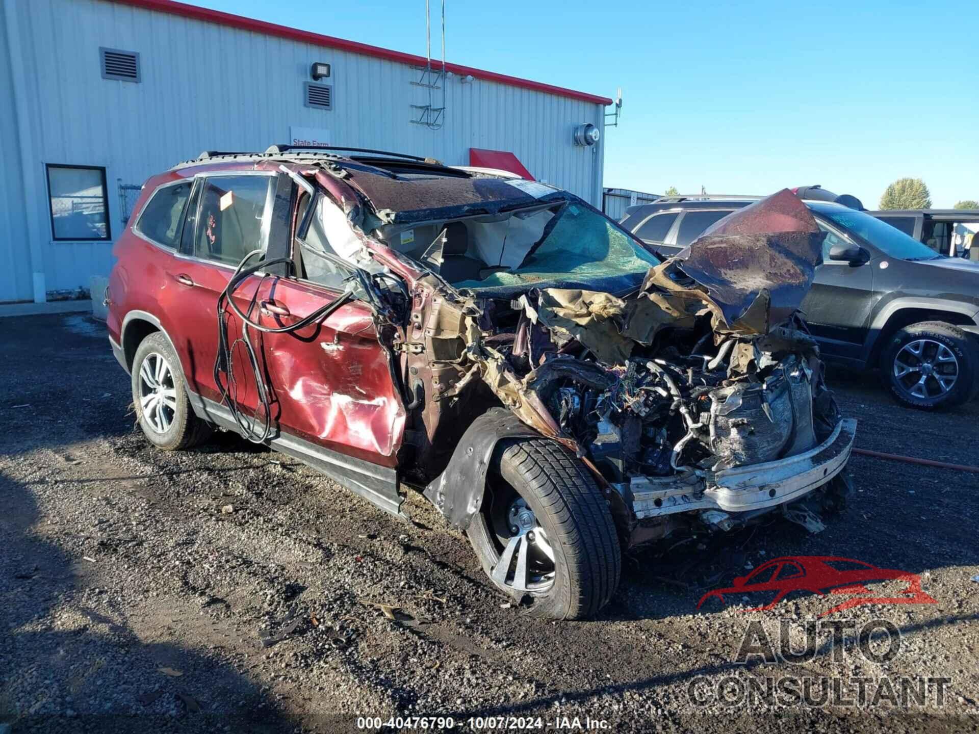 HONDA PILOT 2018 - 5FNYF5H56JB025082