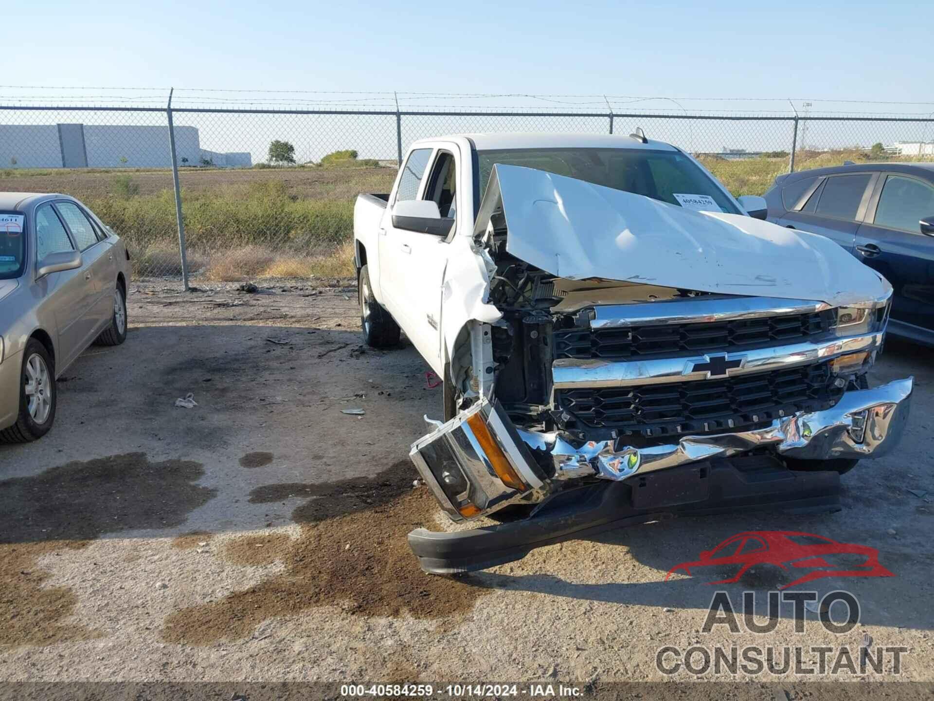 CHEVROLET SILVERADO 2018 - 3GCPCREC0JG141516