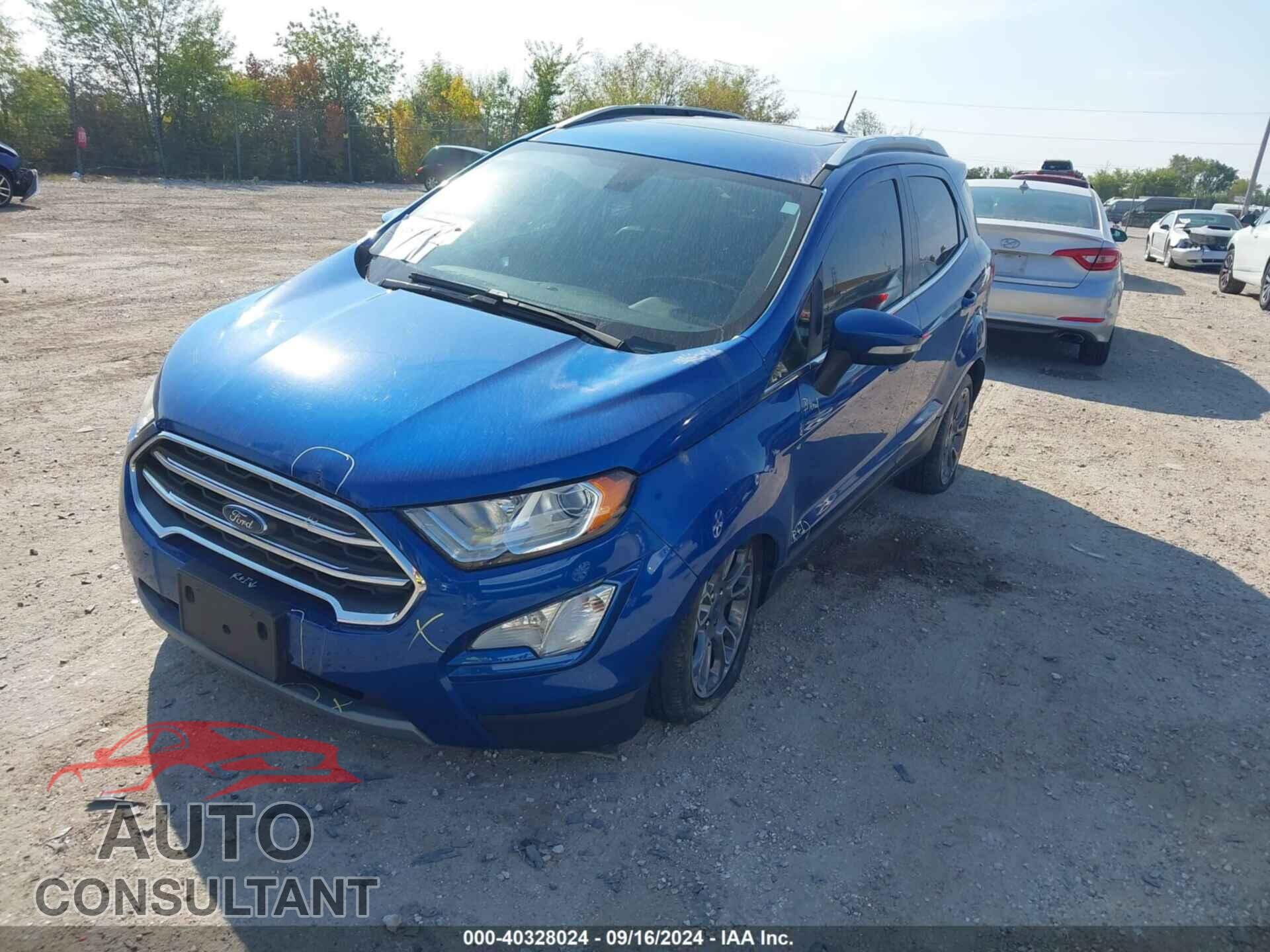 FORD ECOSPORT 2020 - MAJ6S3KLXLC321596