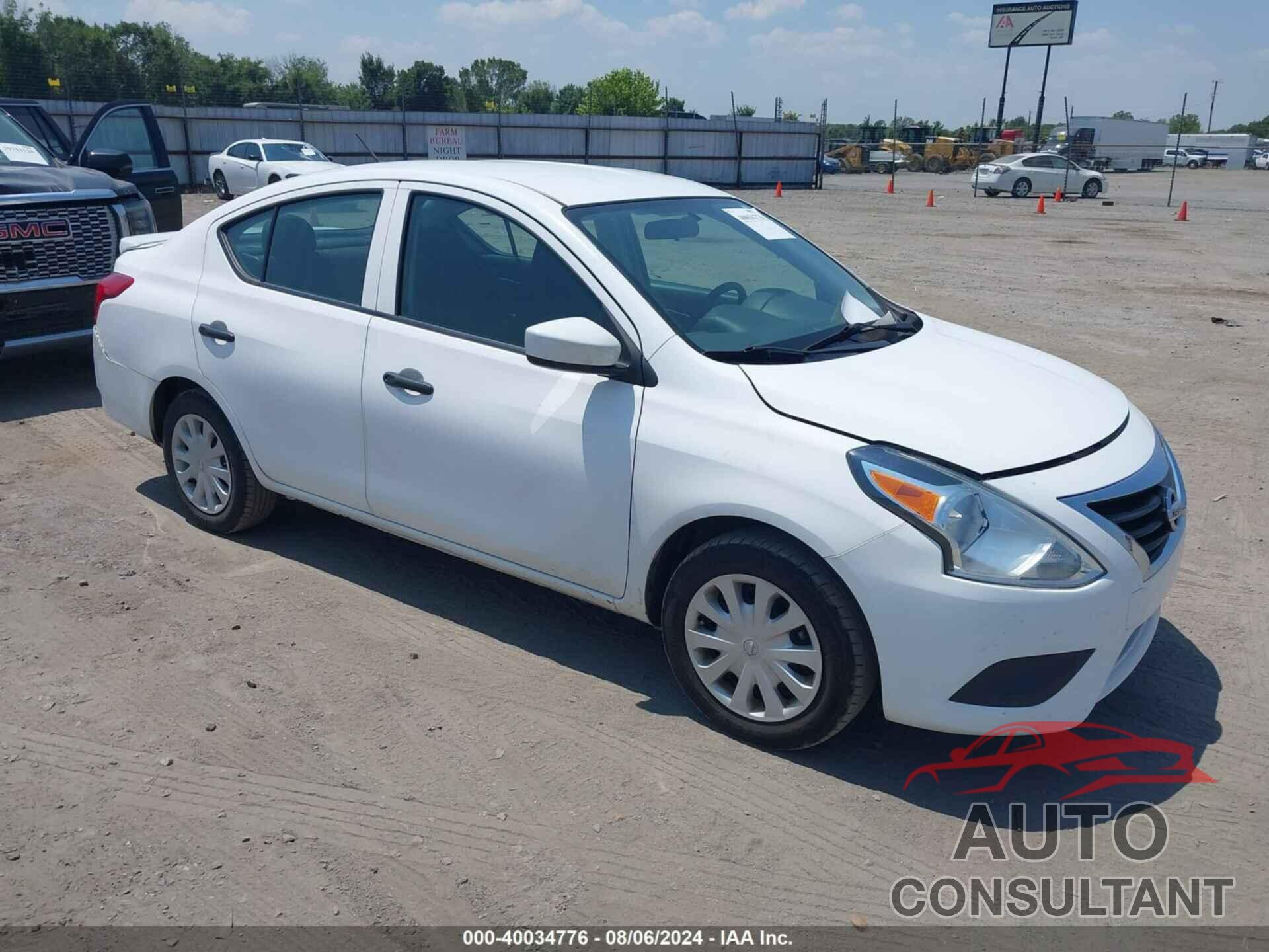 NISSAN VERSA 2018 - 3N1CN7AP9JL831054