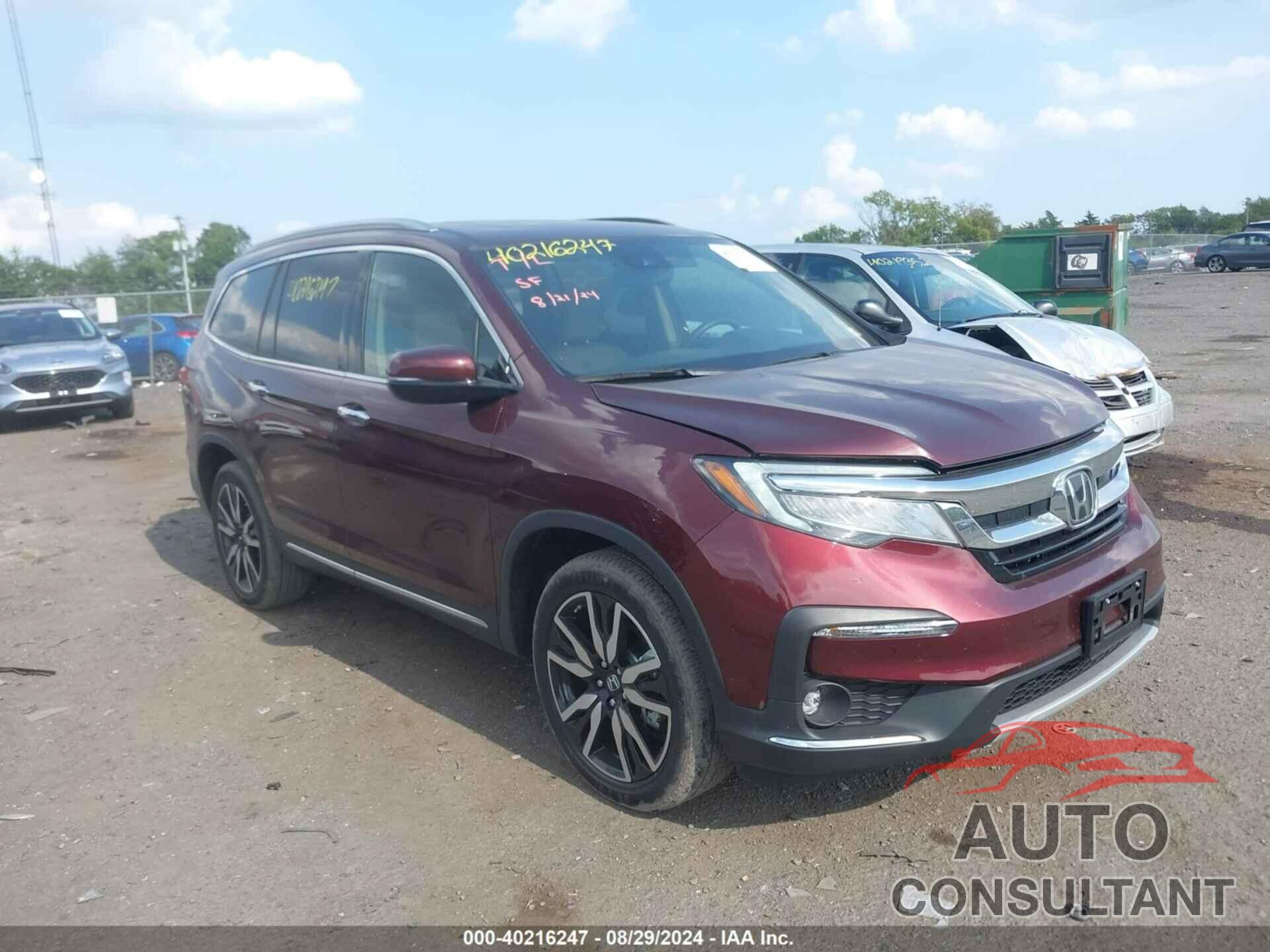 HONDA PILOT 2020 - 5FNYF6H6XLB042033