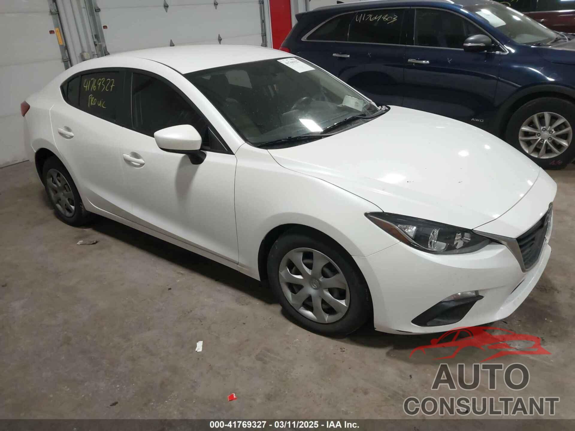 MAZDA MAZDA3 2016 - JM1BM1T70G1326073