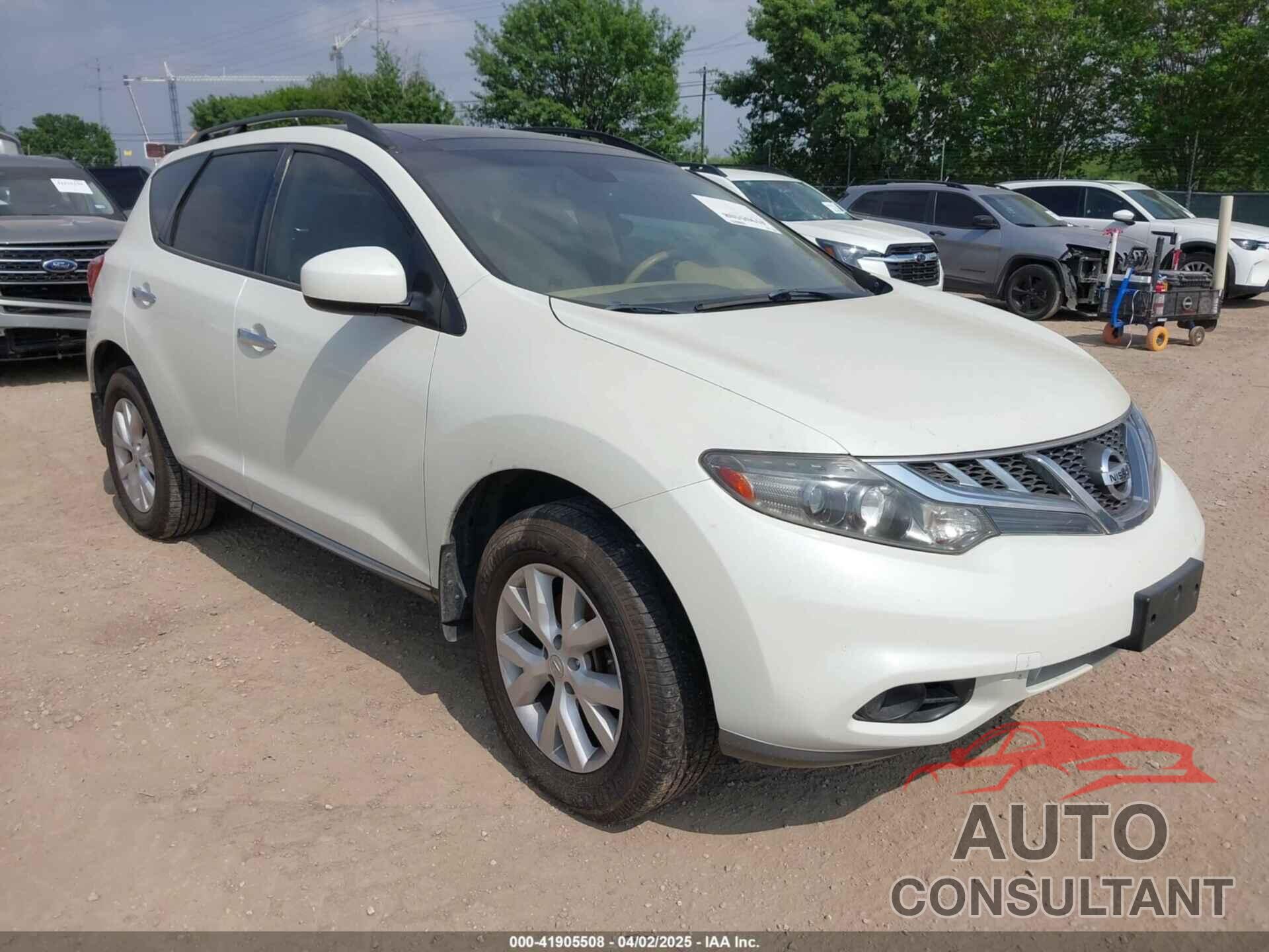 NISSAN MURANO 2011 - JN8AZ1MW1BW183833