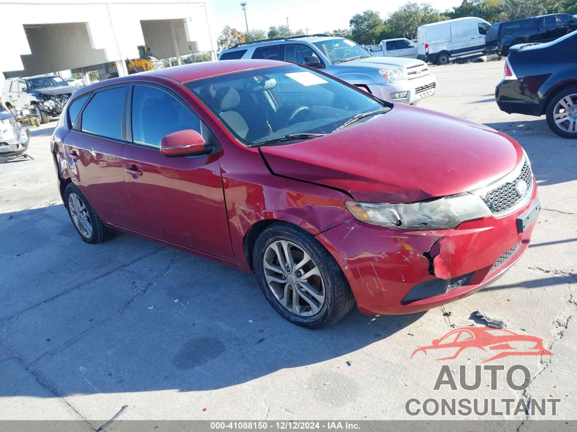 KIA FORTE 2012 - KNAFU5A22C5489839