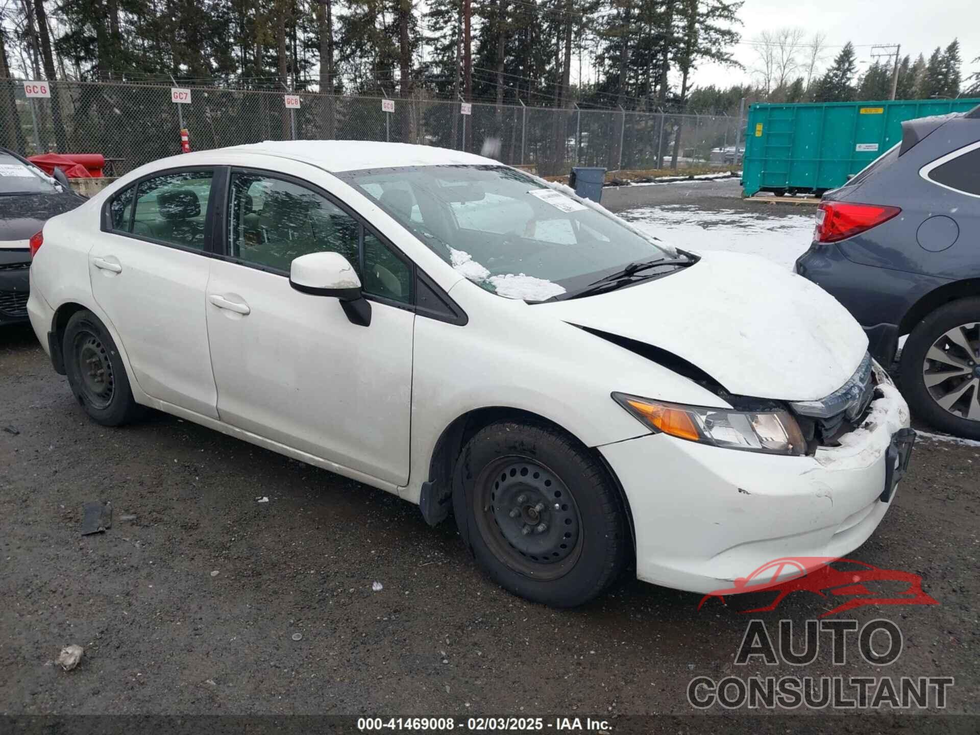 HONDA CIVIC 2012 - 19XFB2F56CE312015