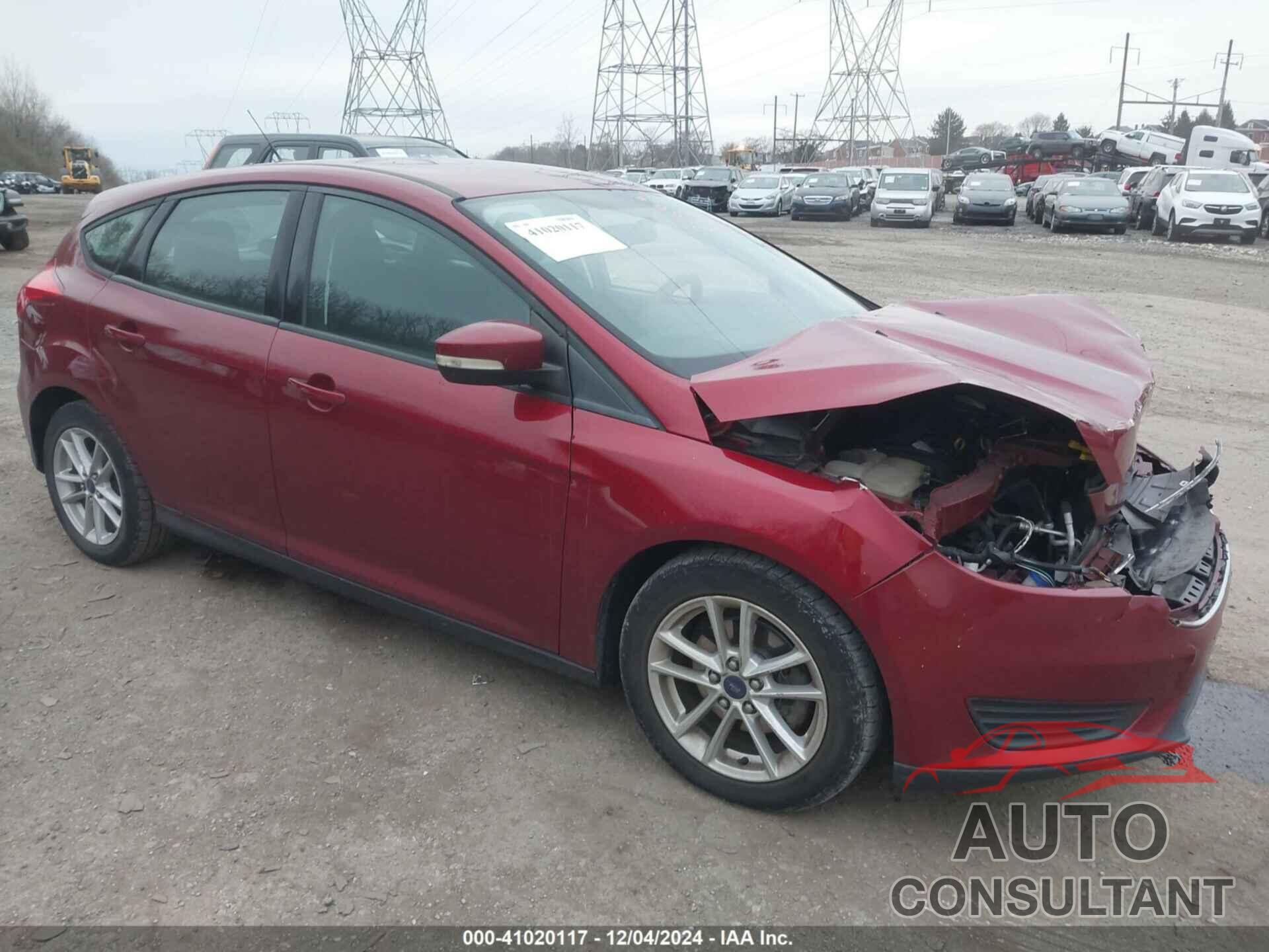 FORD FOCUS 2015 - 1FADP3K29FL381325