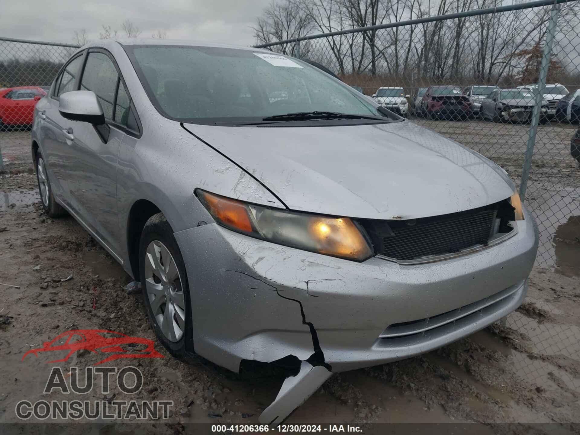 HONDA CIVIC SDN 2012 - 19XFB2F59CE007737