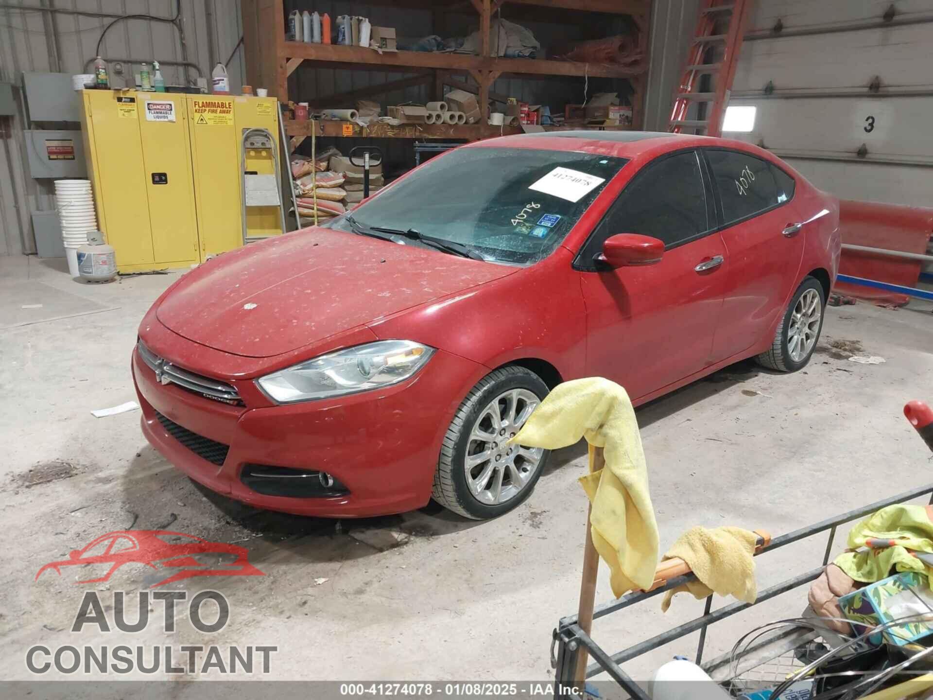 DODGE DART 2013 - 1C3CDFCH5DD133524