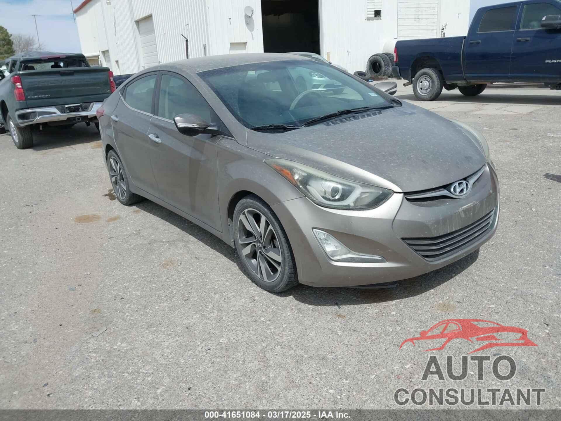 HYUNDAI ELANTRA 2014 - 5NPDH4AE0EH464105