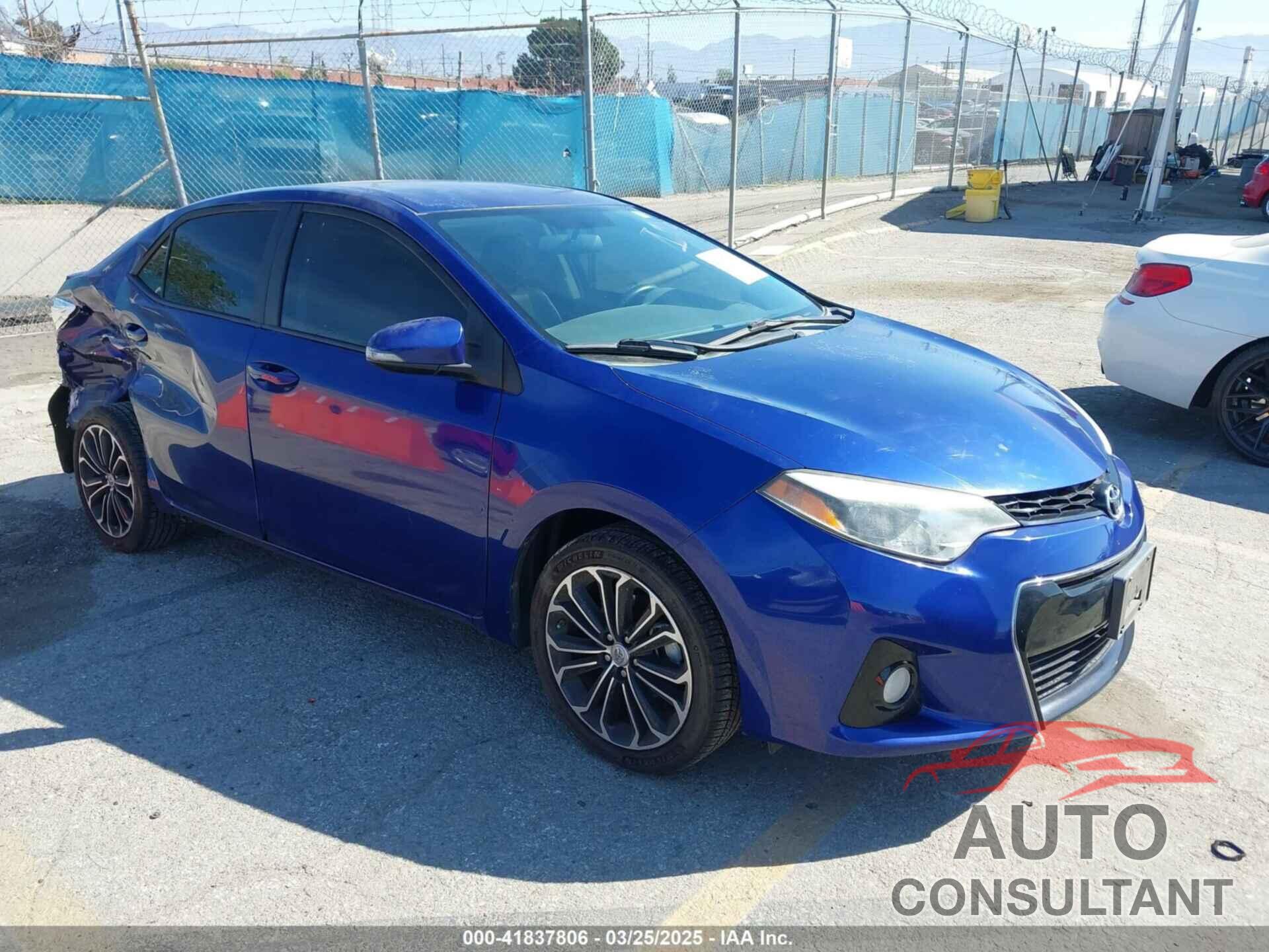 TOYOTA COROLLA 2015 - 5YFBURHEXFP306820