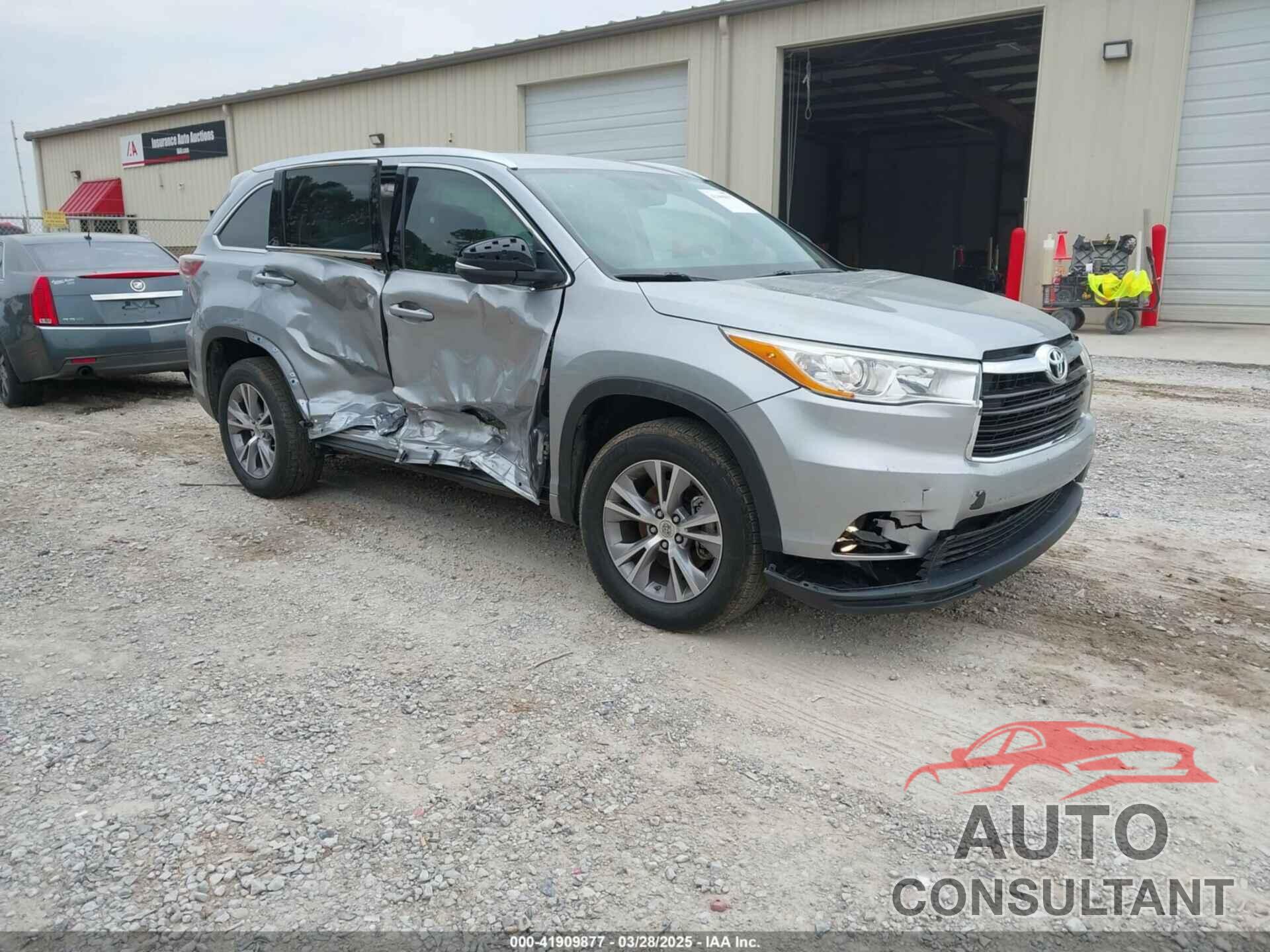 TOYOTA HIGHLANDER 2014 - 5TDKKRFH3ES035284