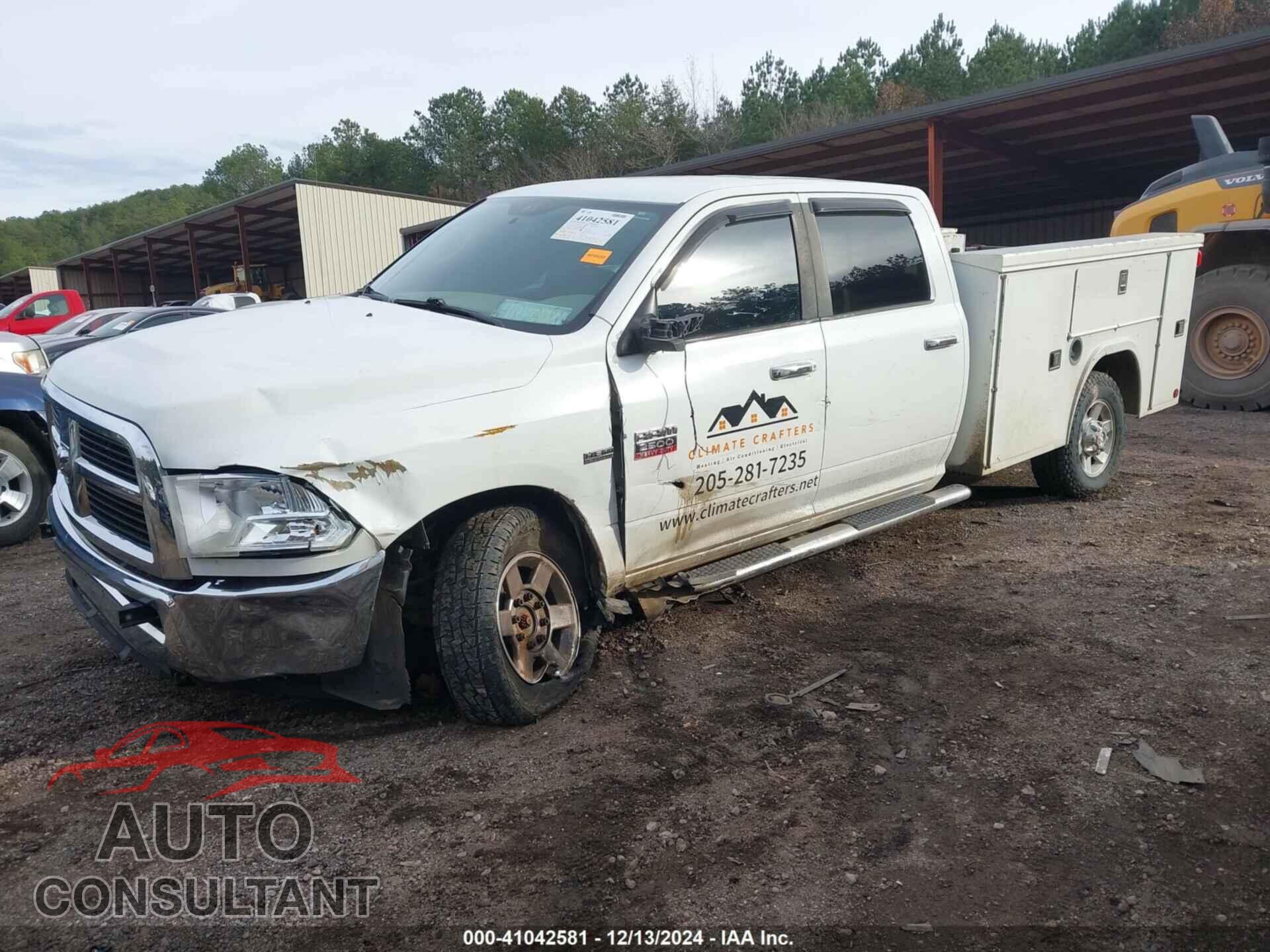 DODGE RAM 2500 2010 - 3D7TT2CT8AG143111