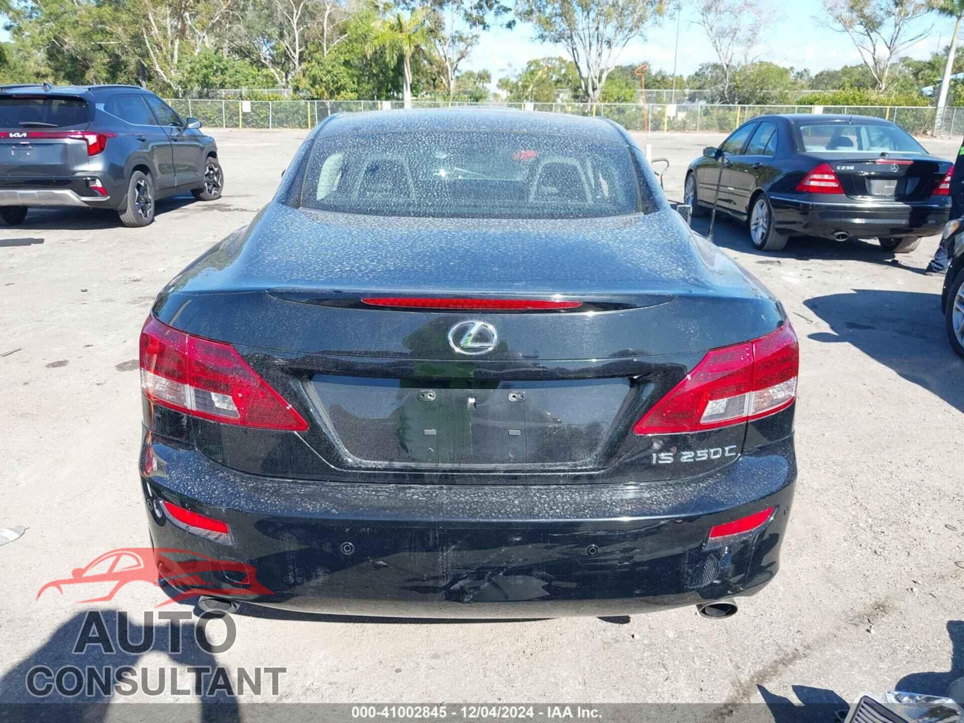LEXUS IS 250C 2012 - JTHFF2C20C2524659