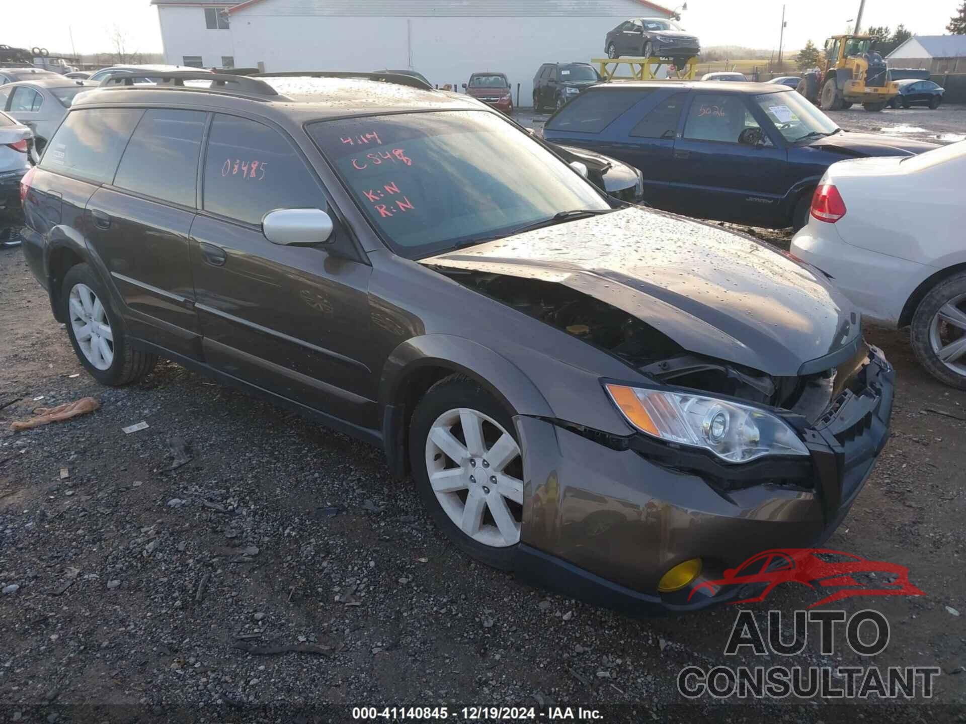 SUBARU OUTBACK 2009 - 4S4BP61C697326580