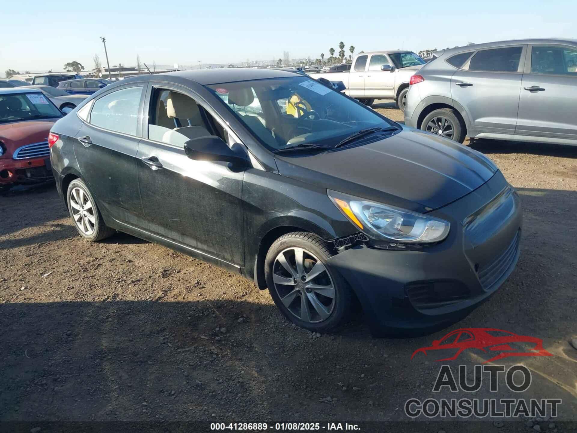 HYUNDAI ACCENT 2012 - KMHCU4AE6CU253478