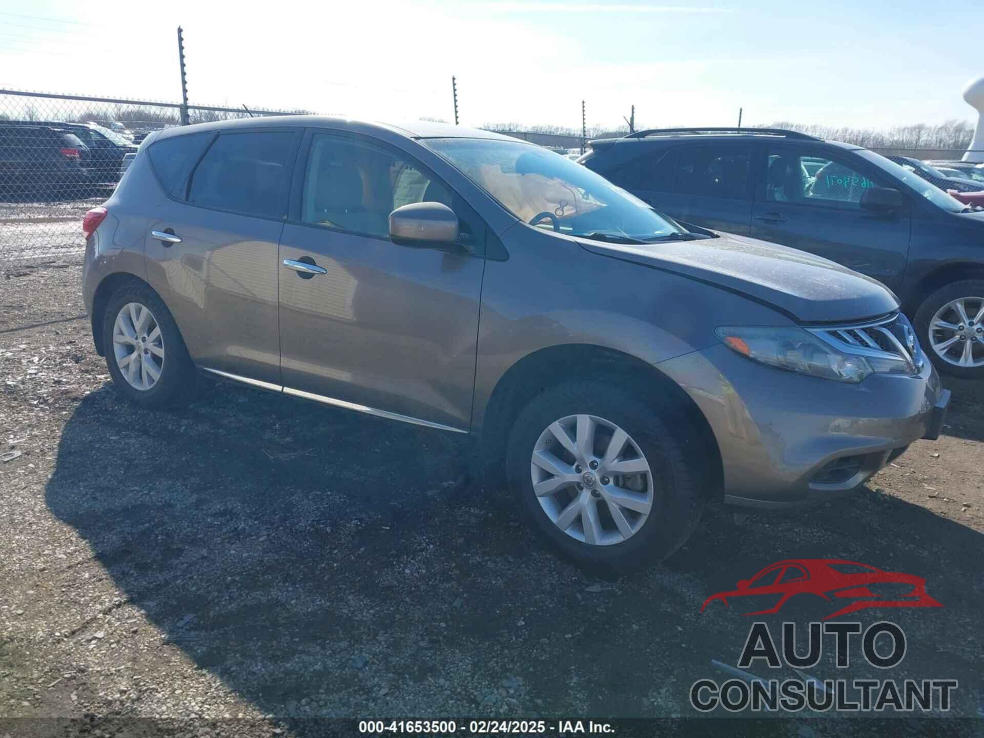 NISSAN MURANO 2012 - JN8AZ1MU3CW116800