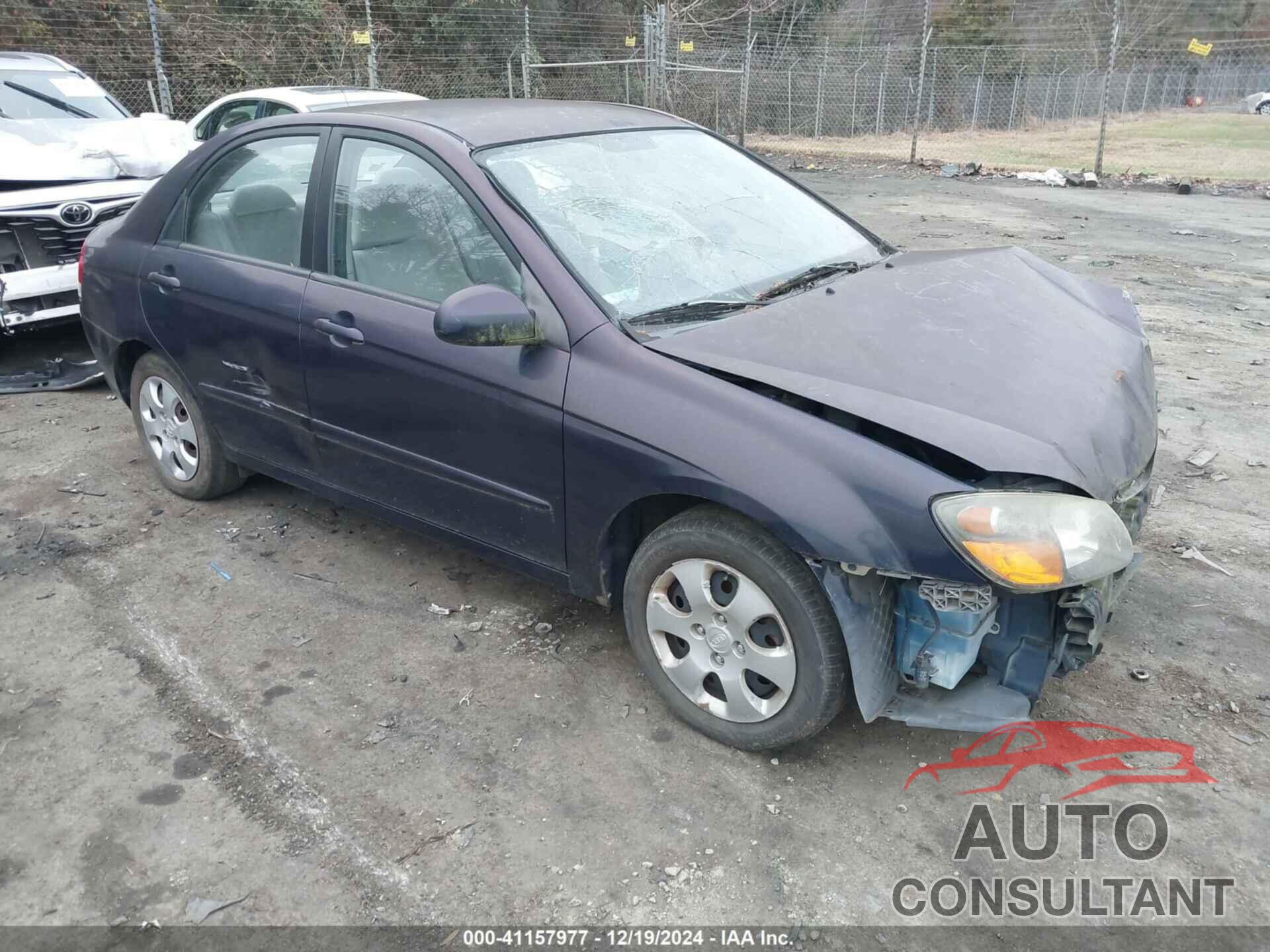 KIA SPECTRA 2009 - KNAFE221X95603208