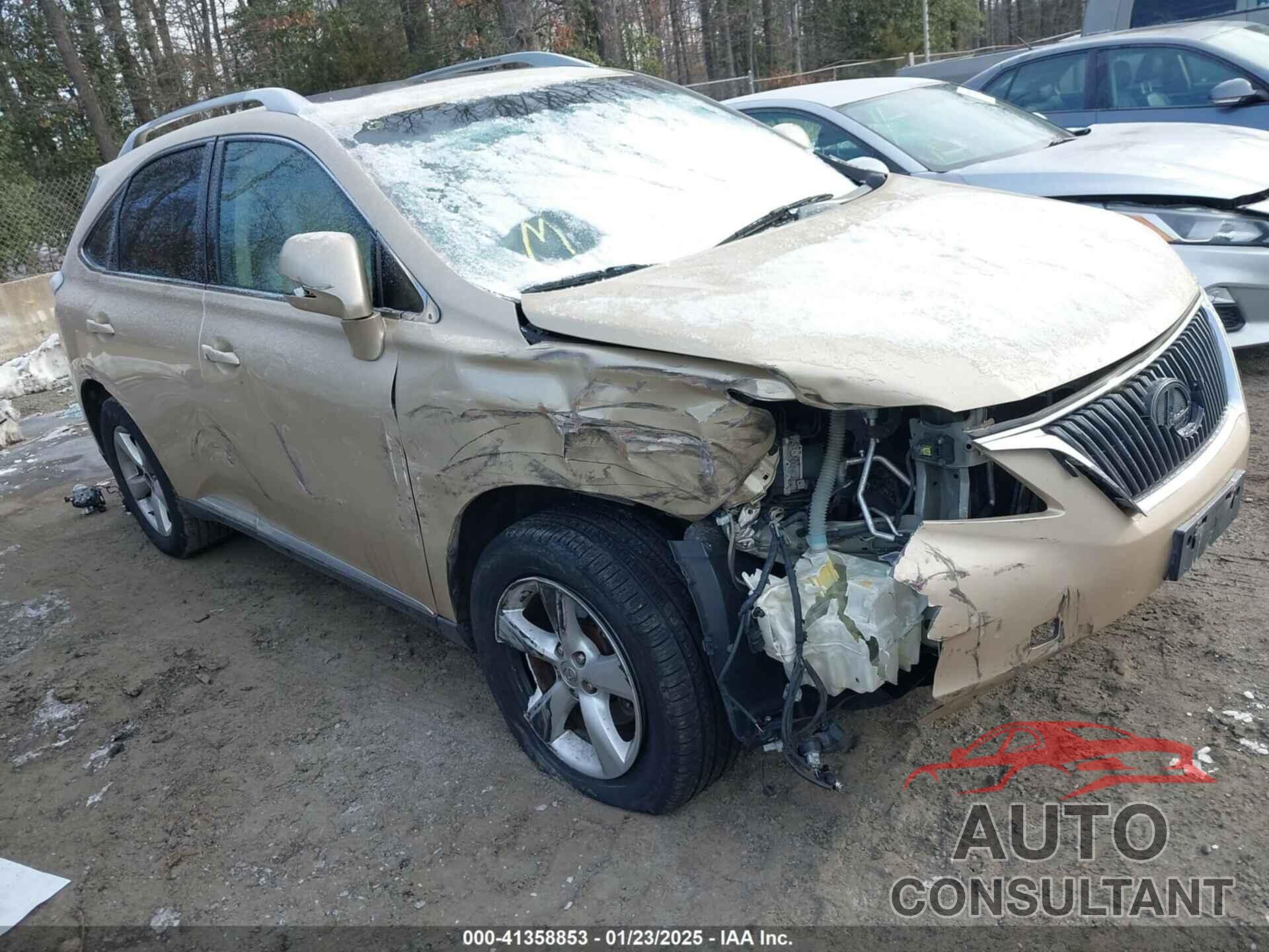 LEXUS RX 350 2010 - 2T2BK1BA2AC054613