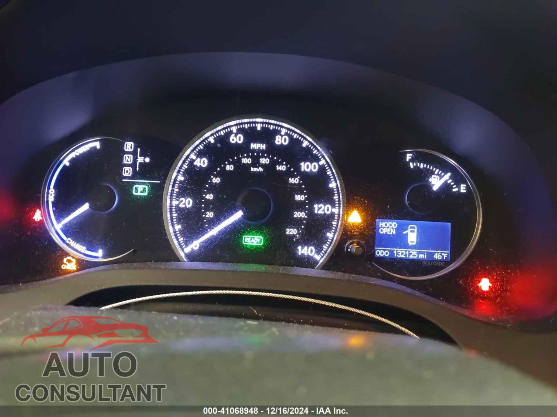 LEXUS CT 200H 2014 - JTHKD5BH4E2201634